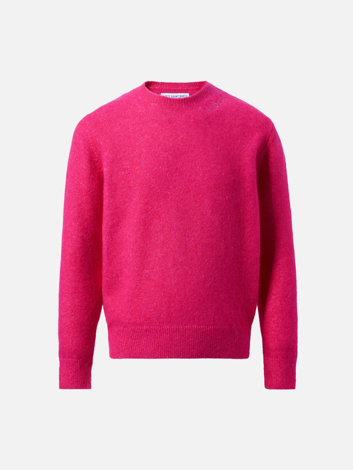 Fuchsia Stretch Alpaca Crewneck Lyle Pink