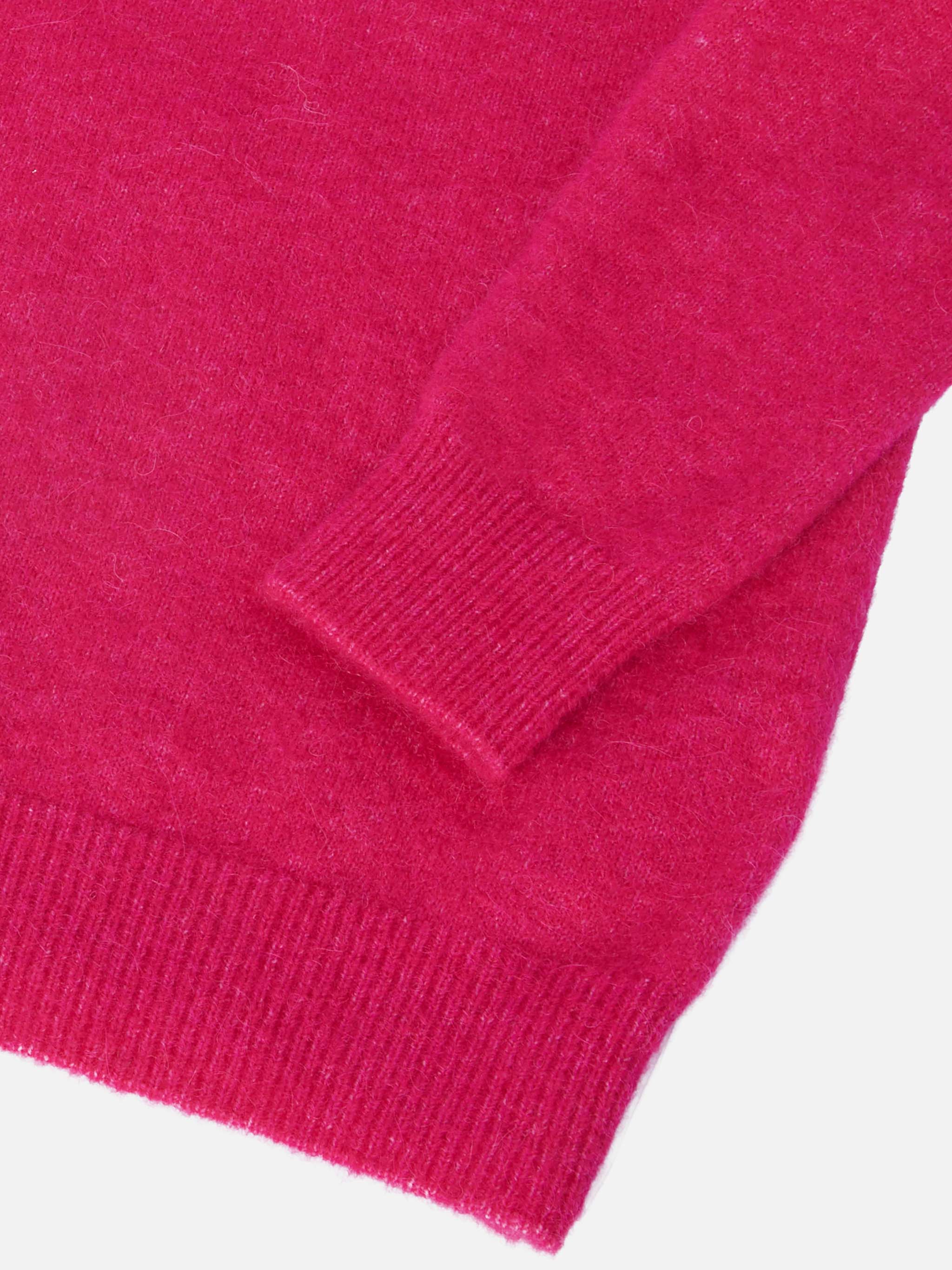 Fuchsia Stretch Alpaca Crewneck Lyle Pink