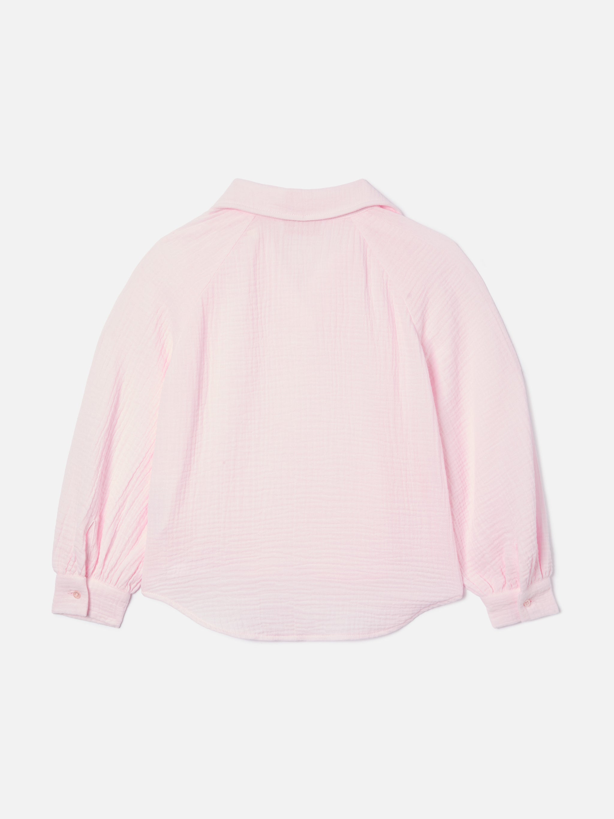 Maira Jr Shirt Pink Cotton Muslin