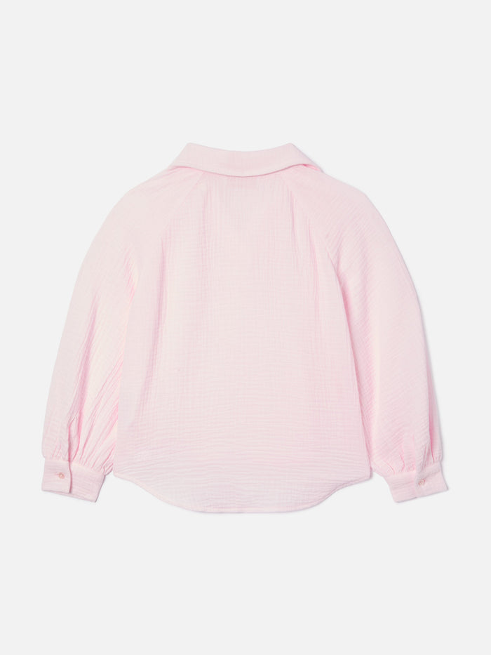 Maira Jr Shirt Pink Cotton Muslin