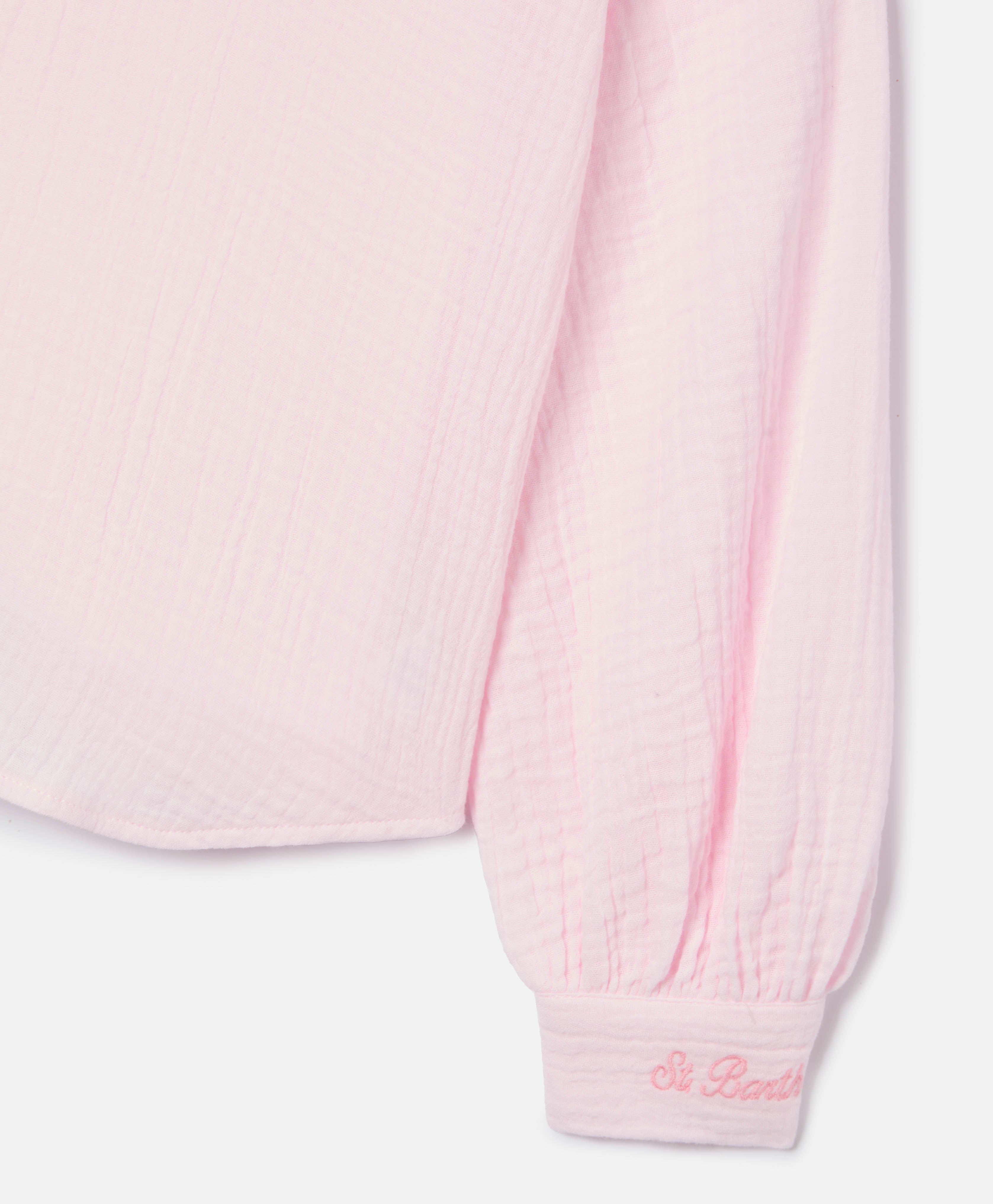 Maira Jr Shirt Pink Cotton Muslin