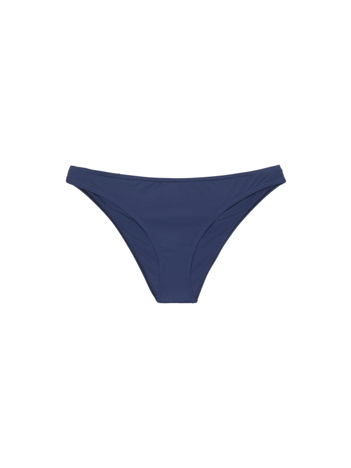 Maia High-Waist Navy Blue Swim Briefs Bottom