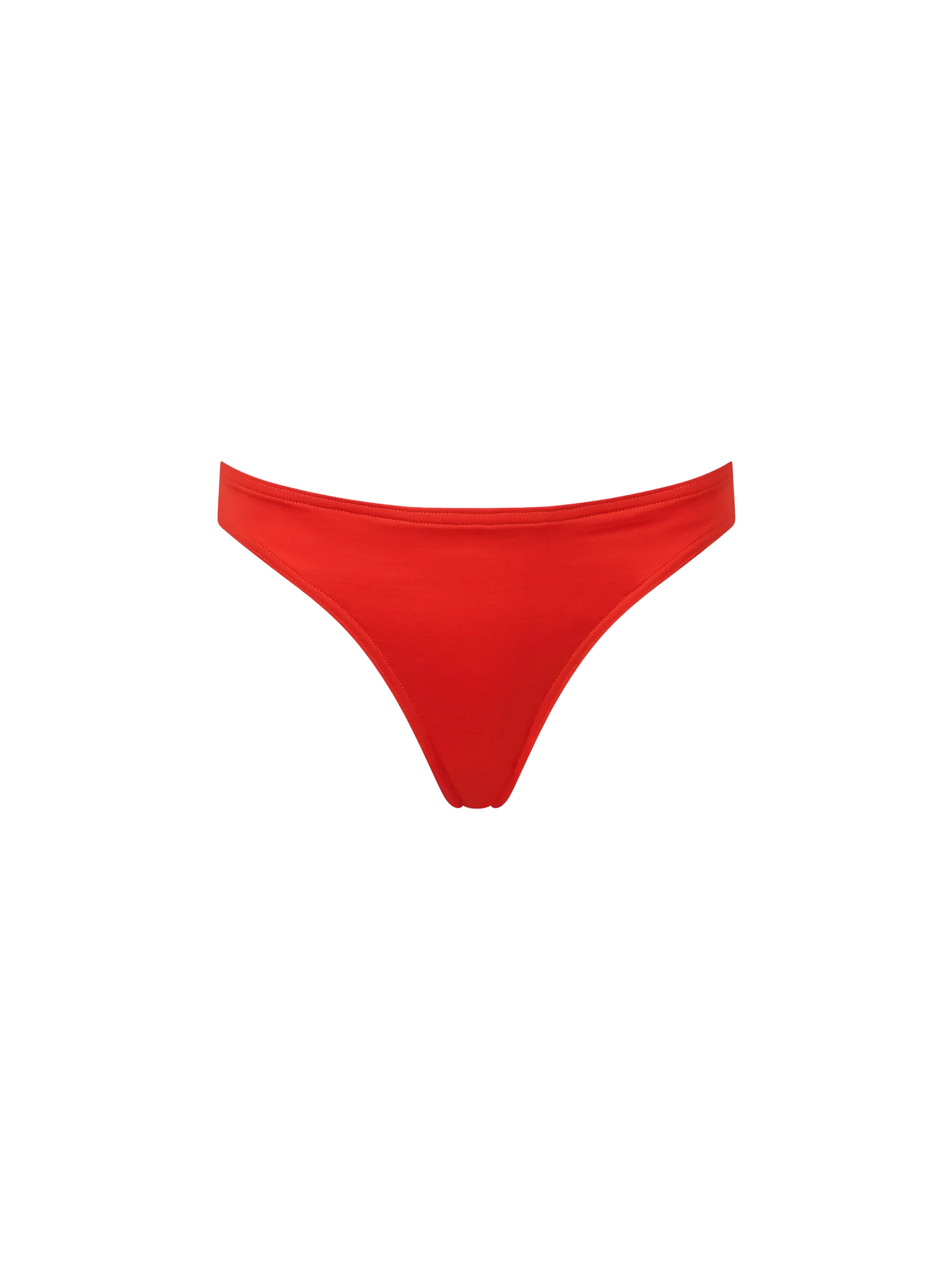 Orange Maia High-Waist Swim Briefs Bottom