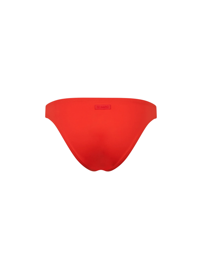 Orange Maia High-Waist Swim Briefs Bottom