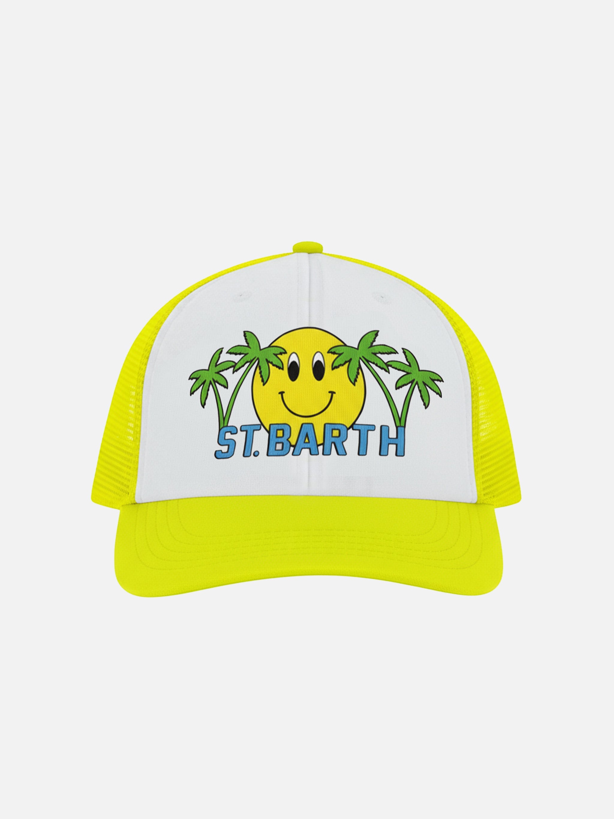 Man Baseball Cap With Patch Yellow Hat
