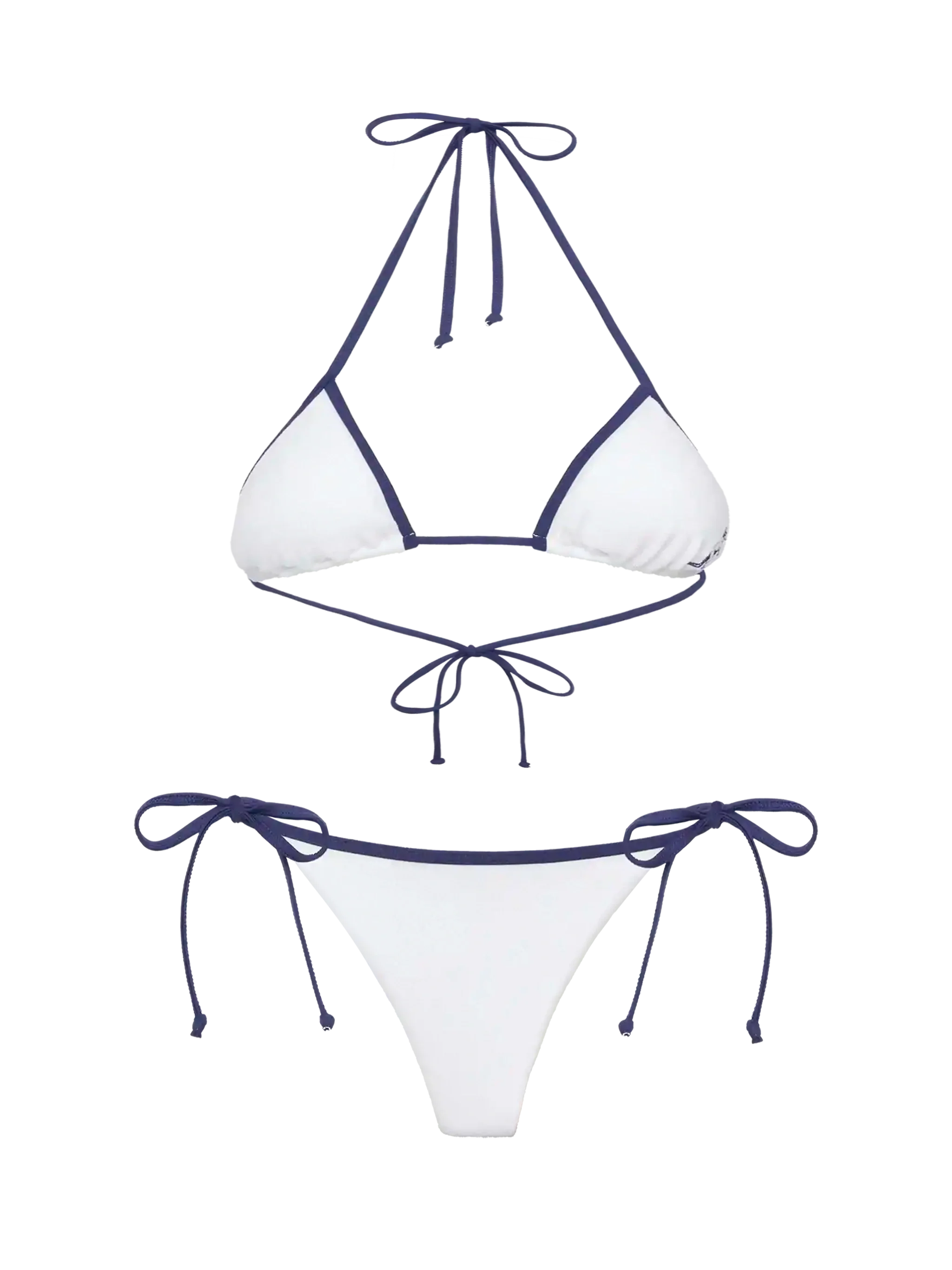 Maleah Triangle Terry Bikini | Australian Brand Special Edition White