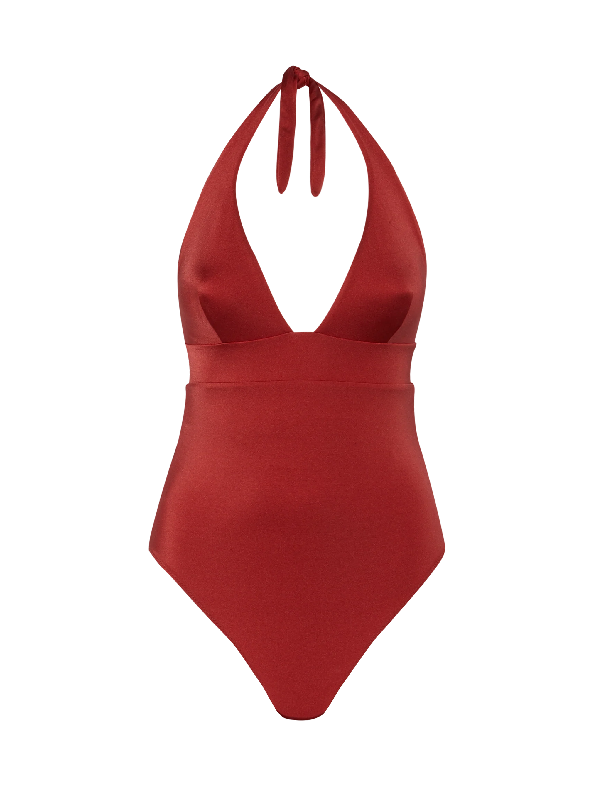 Marylin Shimmer Red One-Piece Swimsuit One Piece