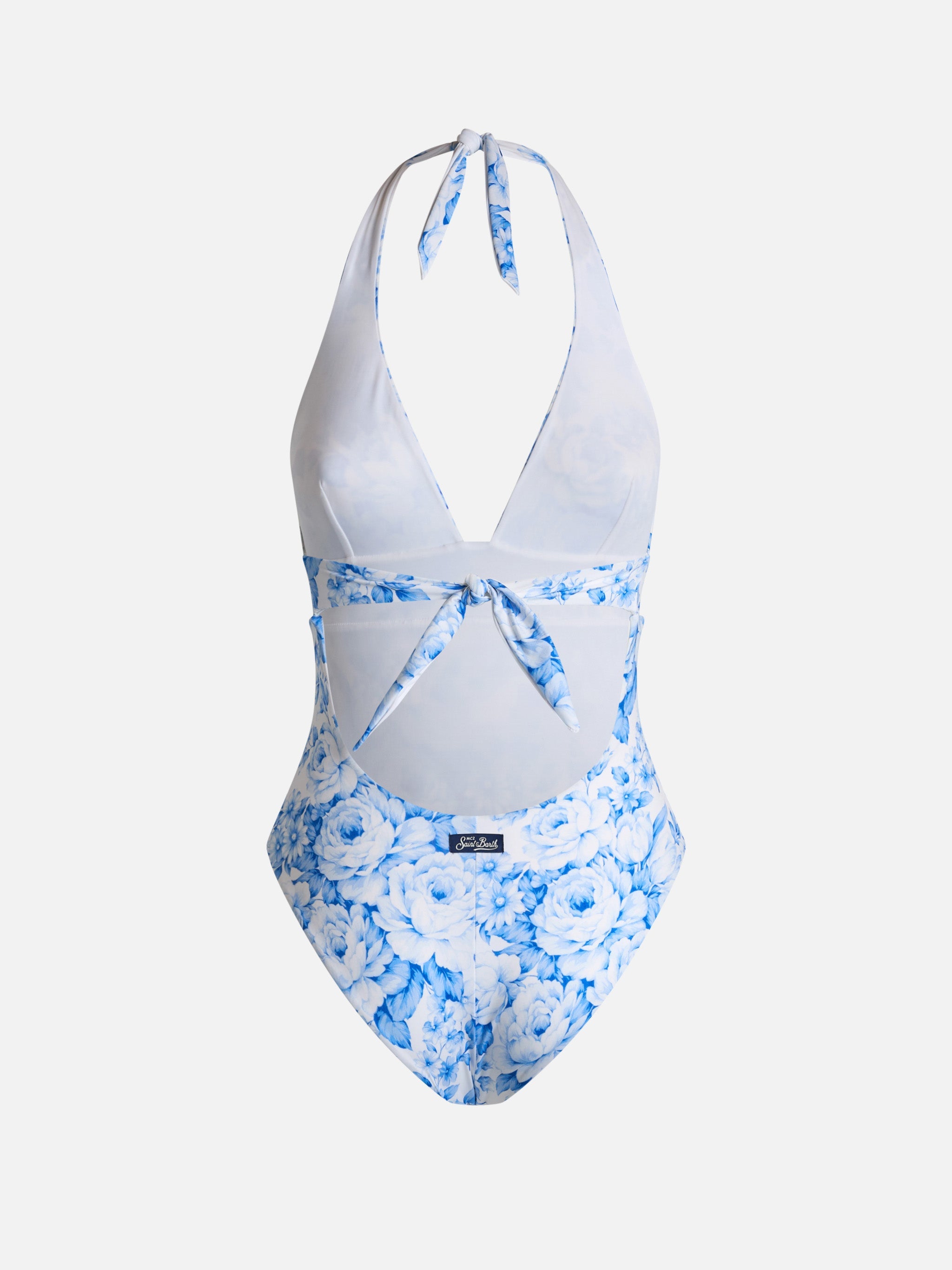 Floral Marylin One-Piece Swimsuit Sky One Piece
