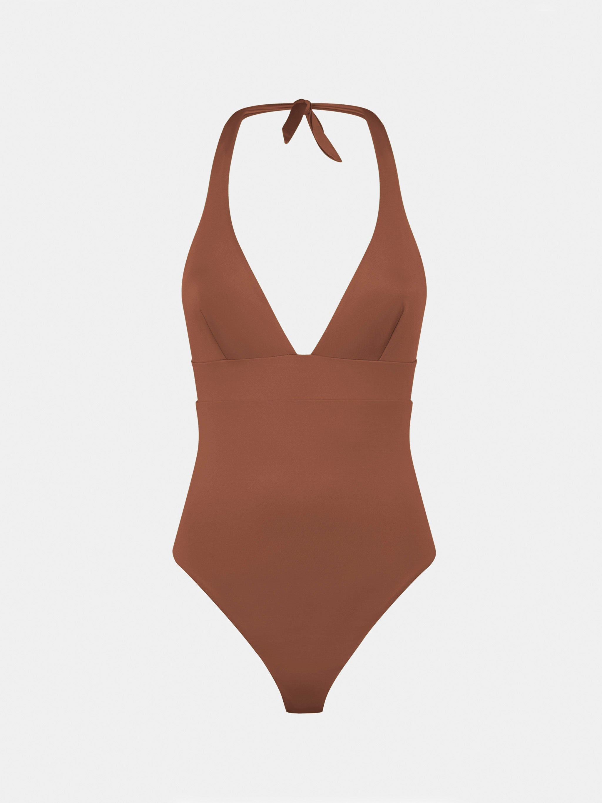 Marylin Brown One-Piece Swimsuit One Piece