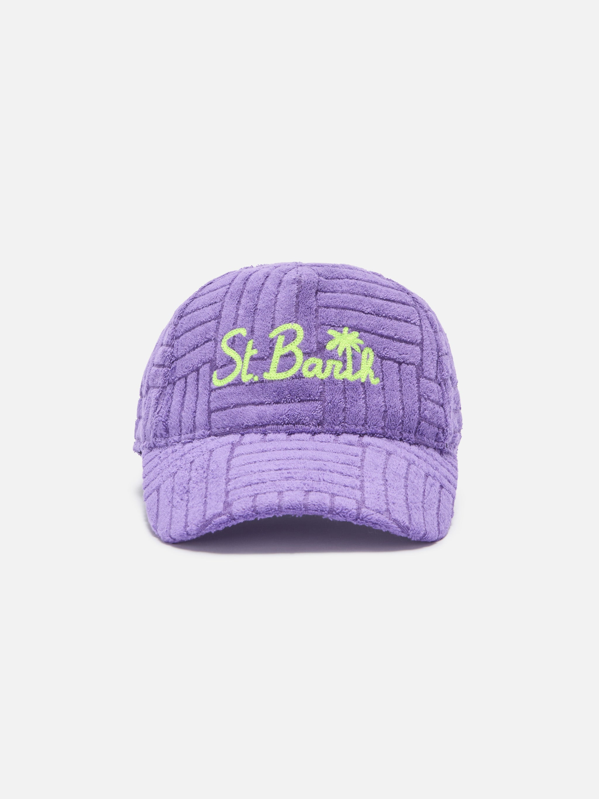 Matthew Purple Terry Cloth Cap Pink Hat