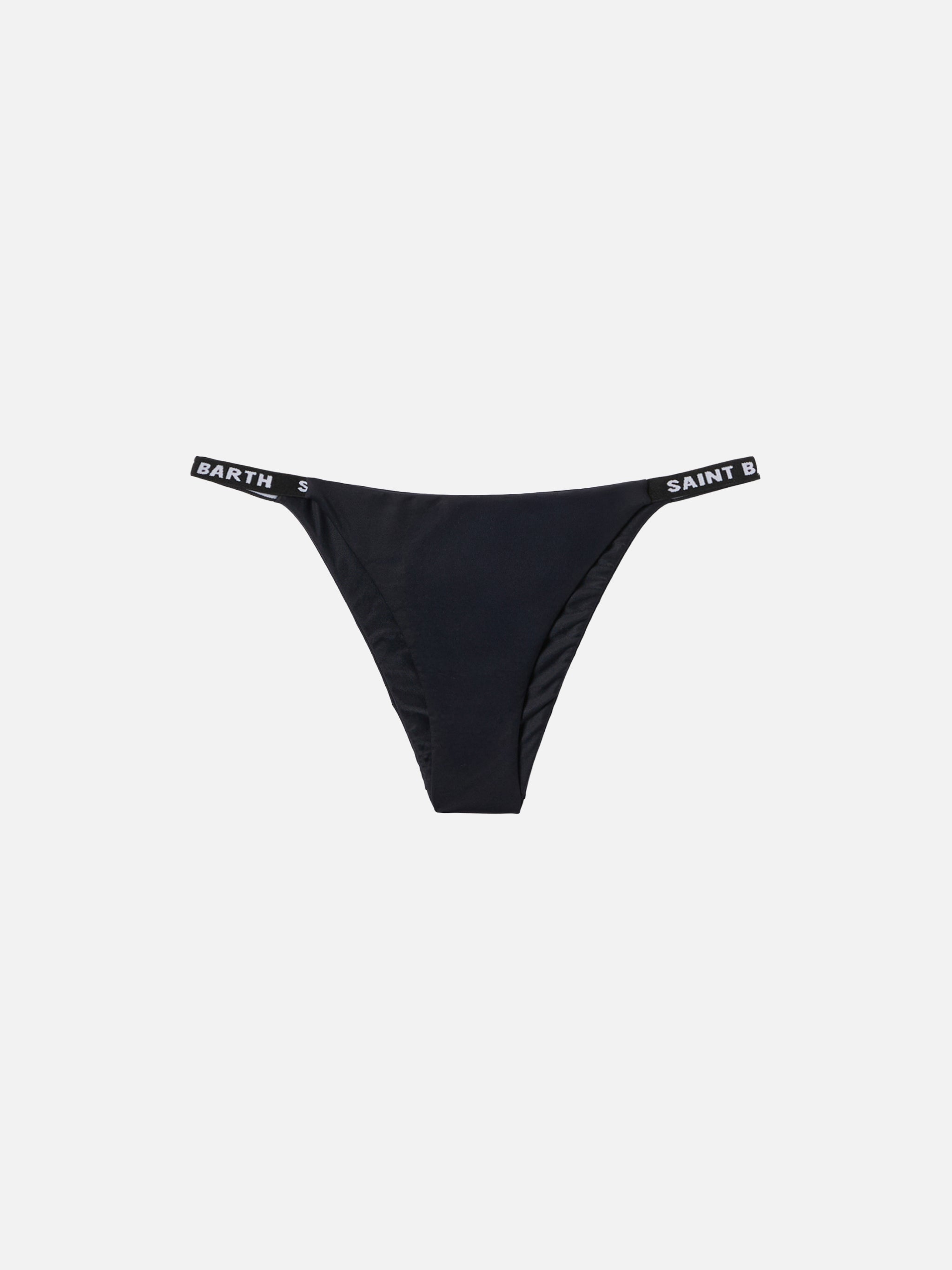 Woman Black Cheeky Swim Briefs Bottom