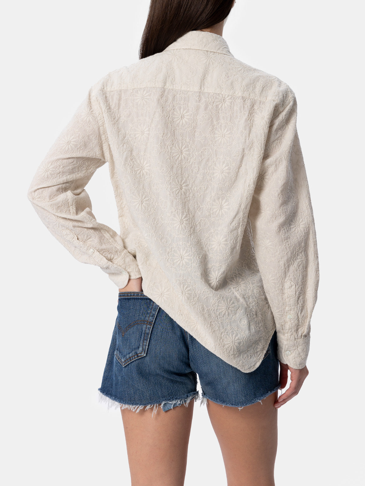 Meredith Sangallo Cotton Shirt White