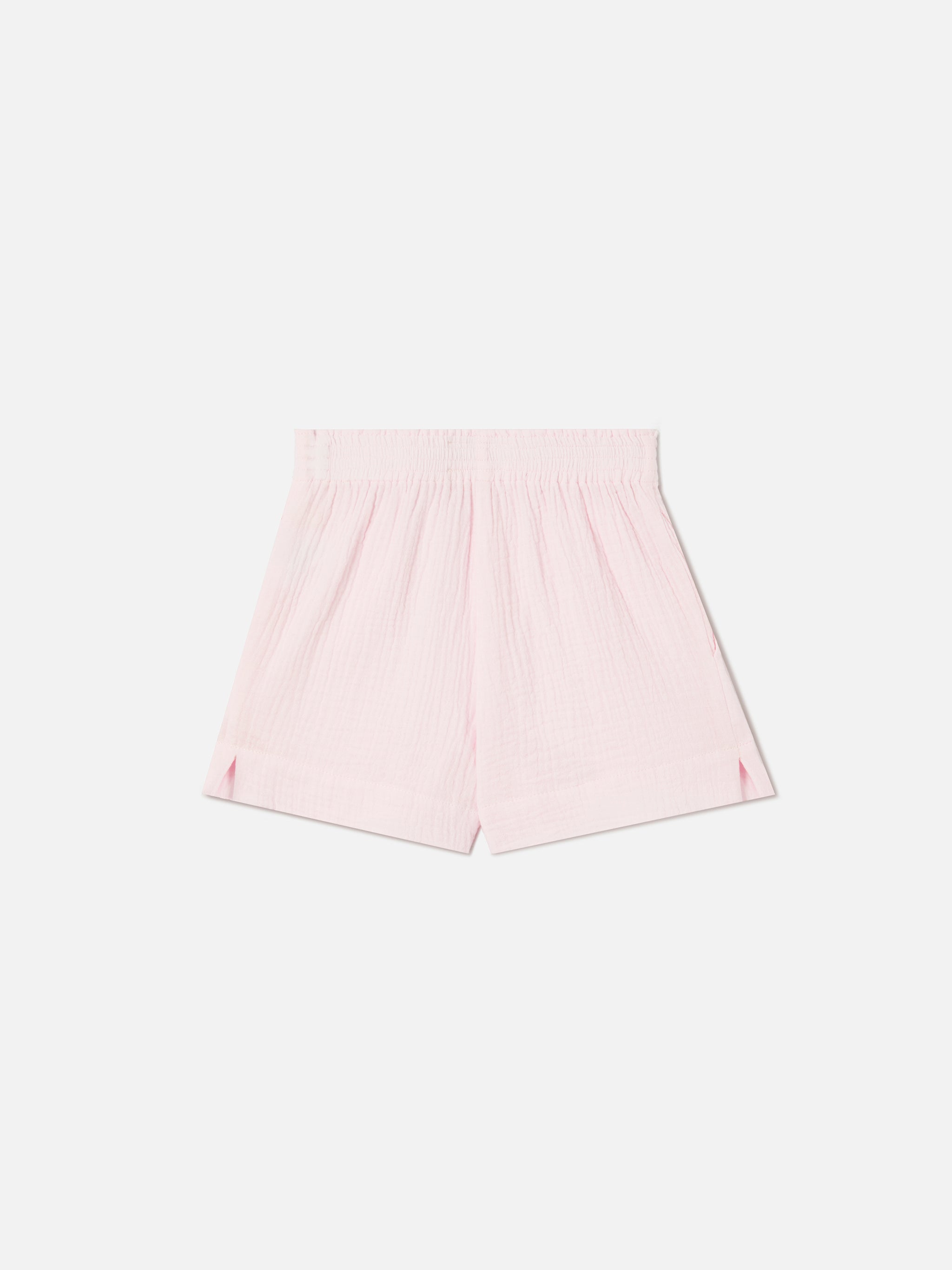 Meave Jr Cotton Muslin Shorts Pink Pant
