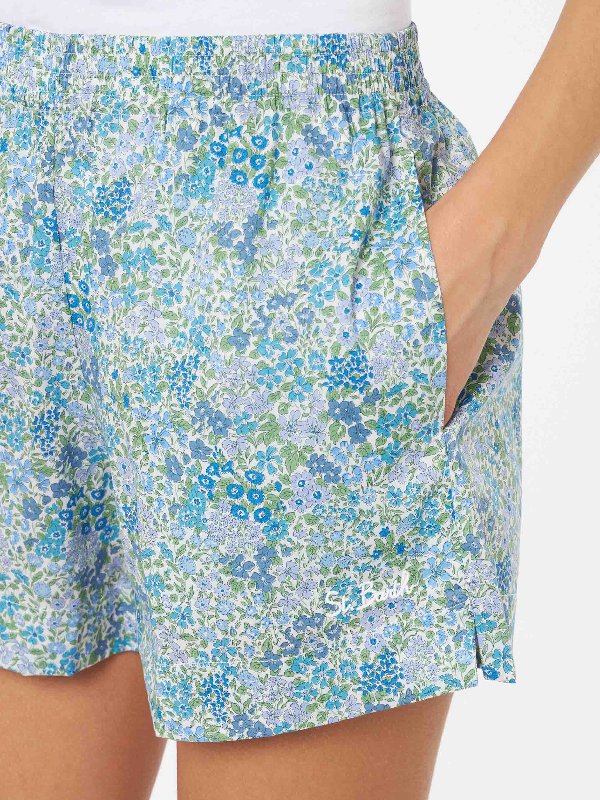 Meave Joanna Luise Cotton Shorts | Special Edition Sky Pant