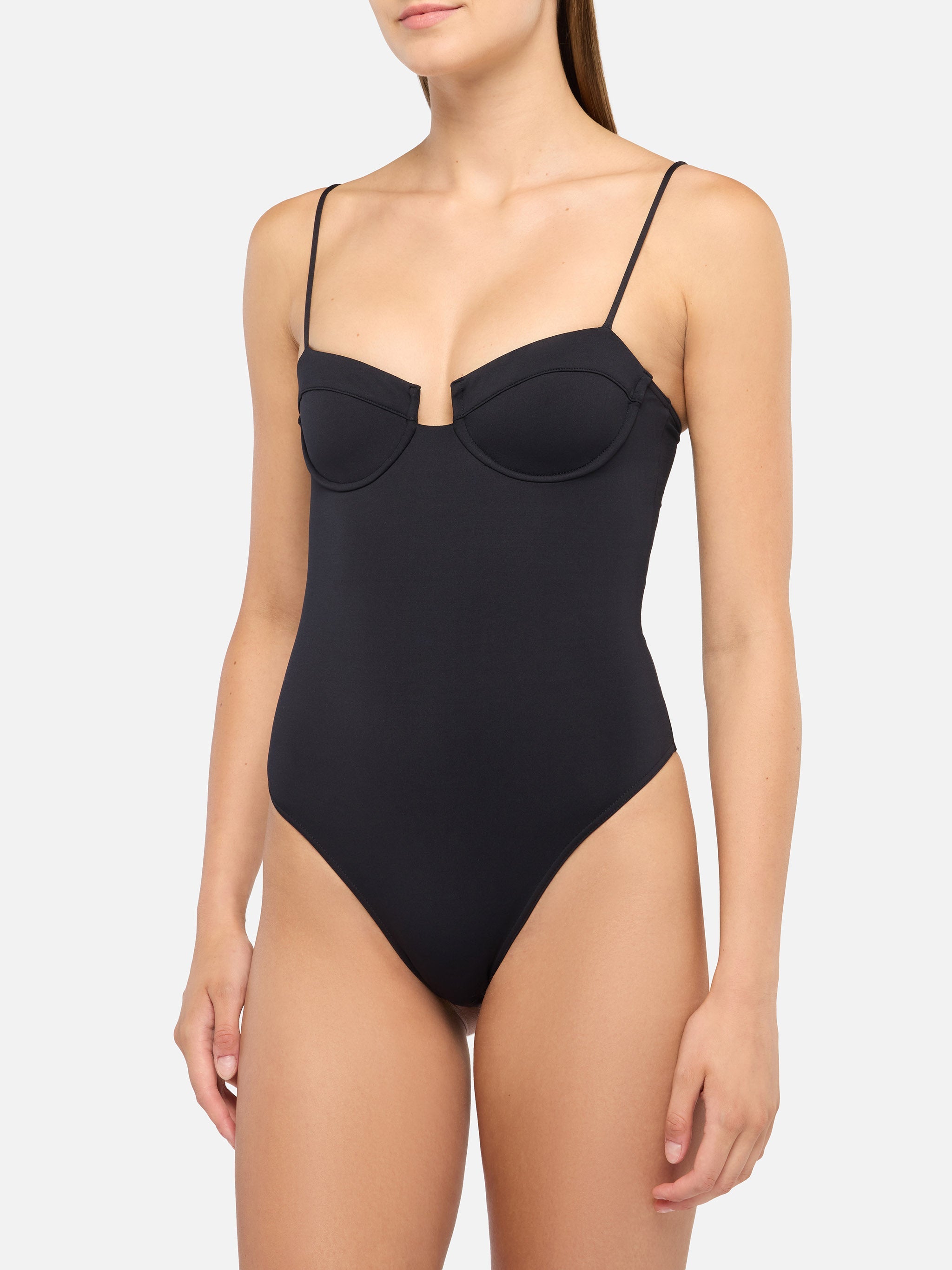 Medea Black Underwired One-Piece Swimsuit One Piece