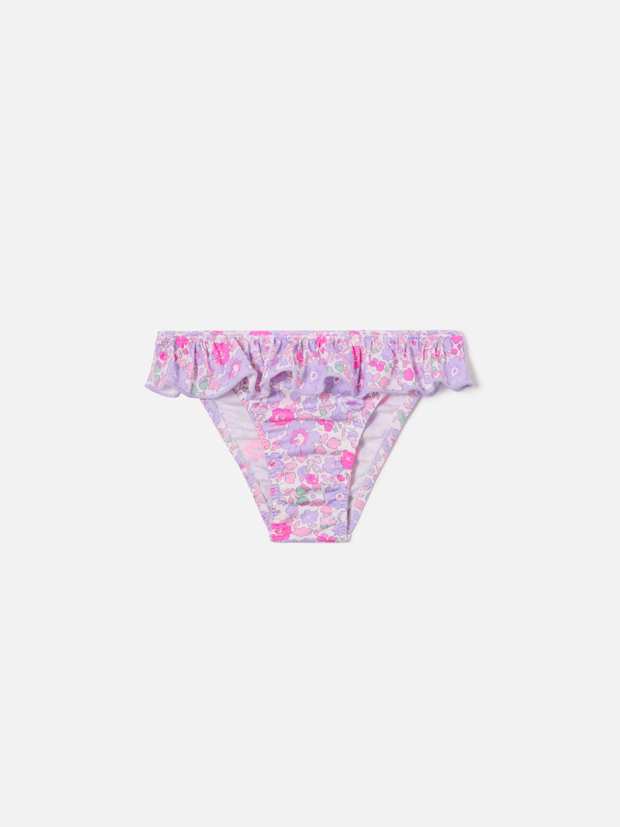 Melly Floral Print Swim Briefs | Made With Liberty Fabric Pink Bottom