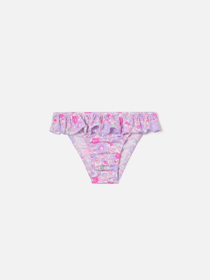 Melly Floral Print Swim Briefs | Made With Liberty Fabric Pink Bottom