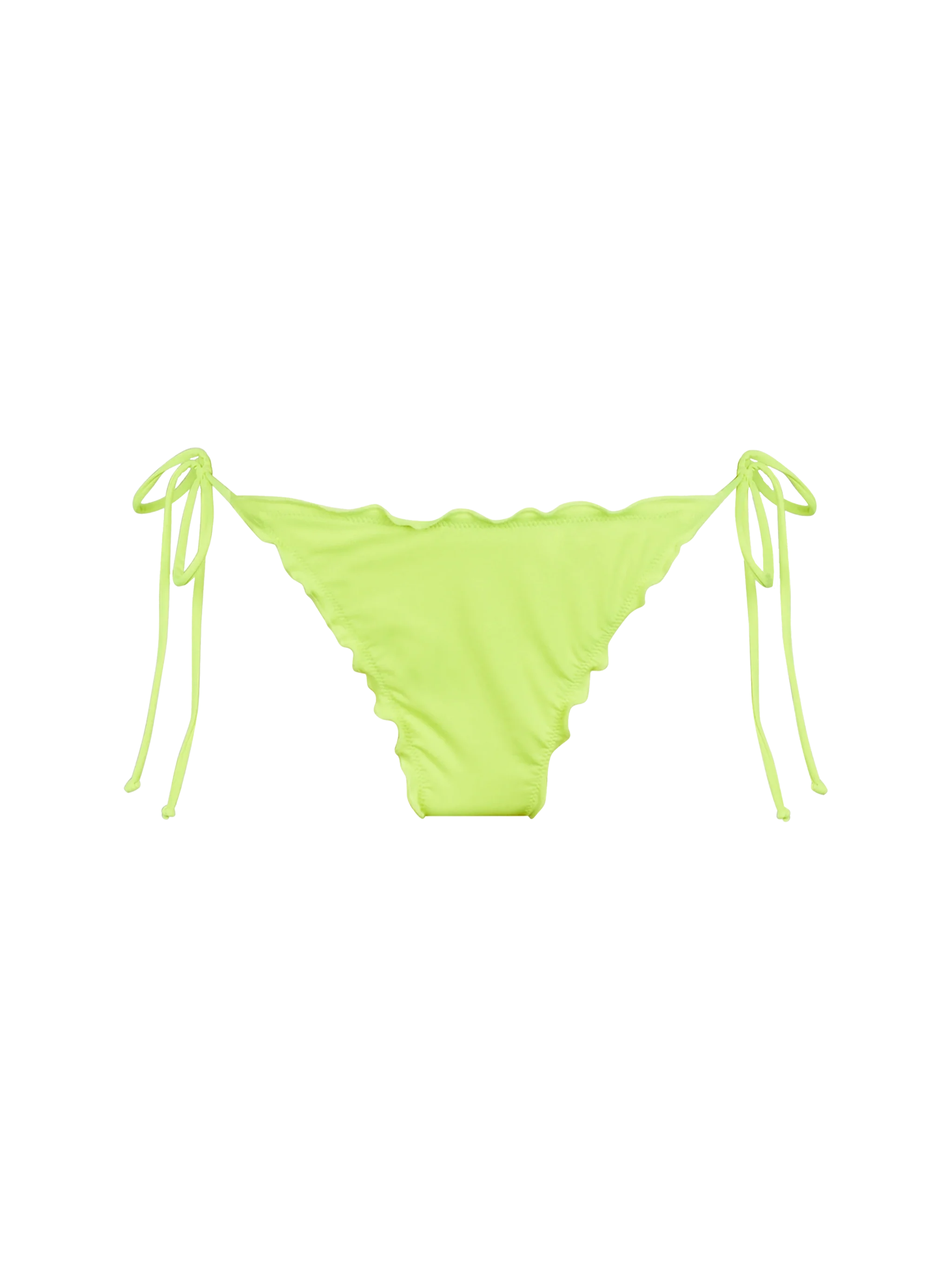 Fluo Pink Miami Cheeky Swim Briefs Yellow Bottom