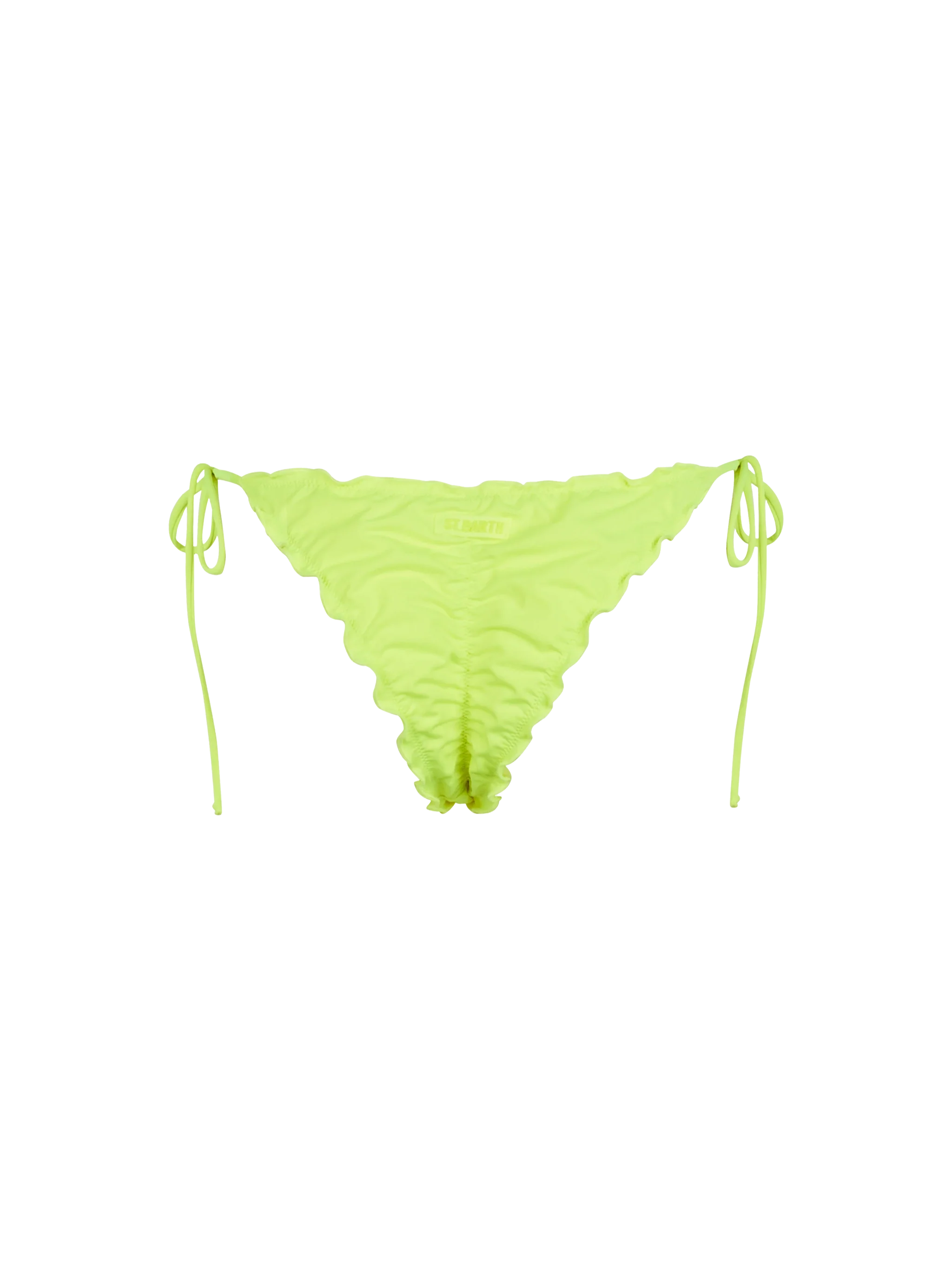 Fluo Pink Miami Cheeky Swim Briefs Yellow Bottom