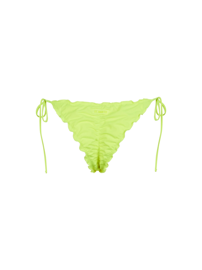 Fluo Pink Miami Cheeky Swim Briefs Yellow Bottom