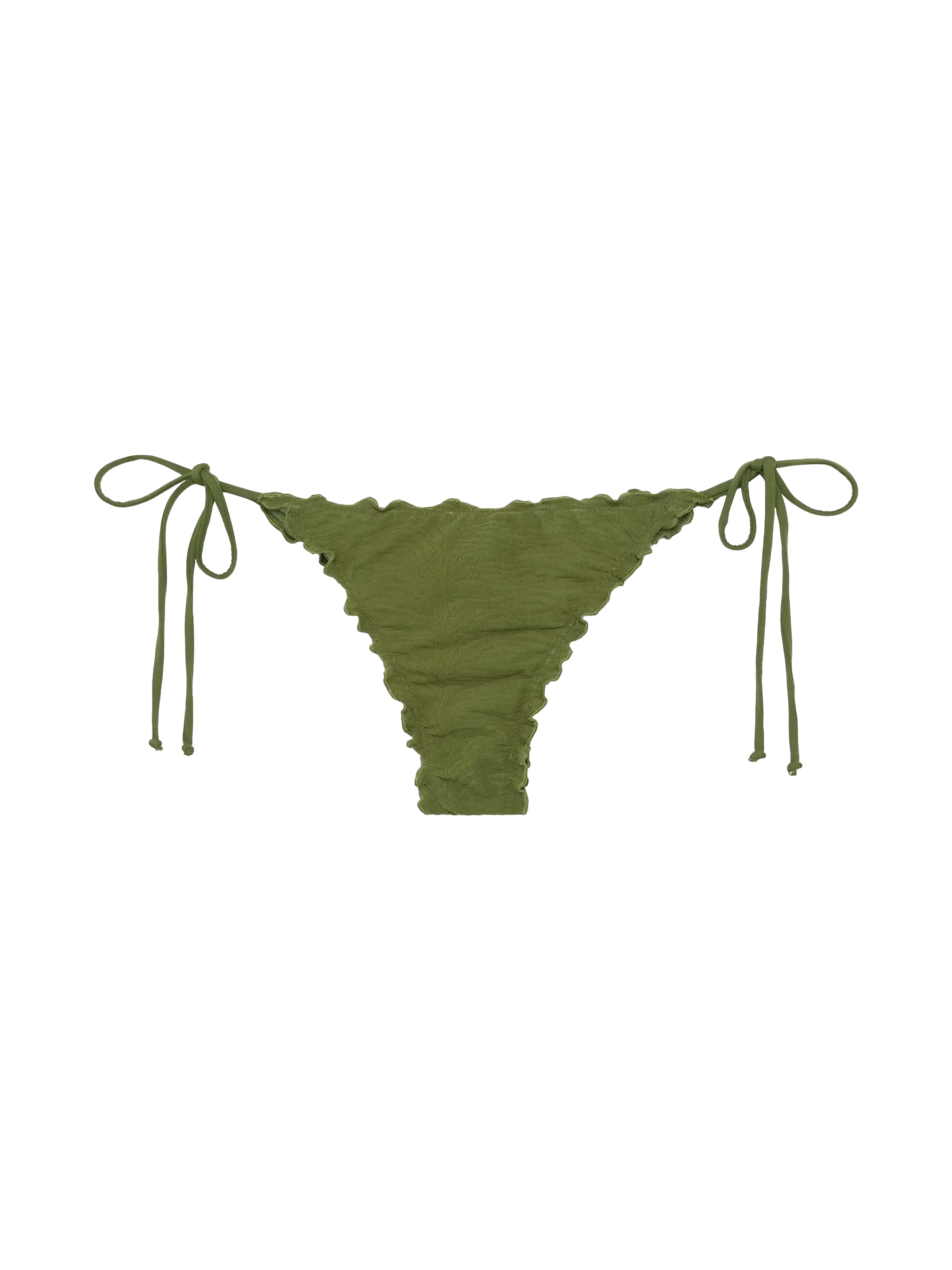 Miami Zebra Embossed Cheeky Swim Briefs Green Bottom