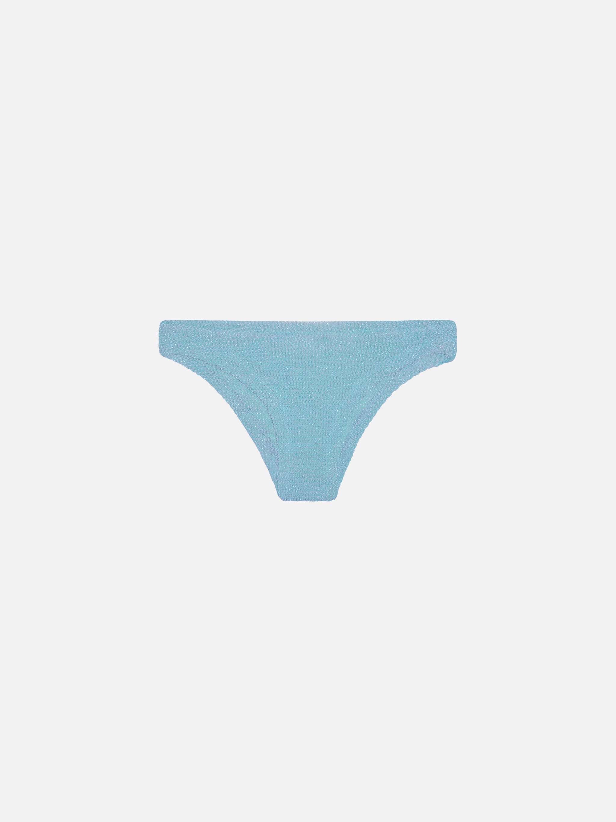 Mica Avio Blue Crinkle Swim Briefs Sky Bottom