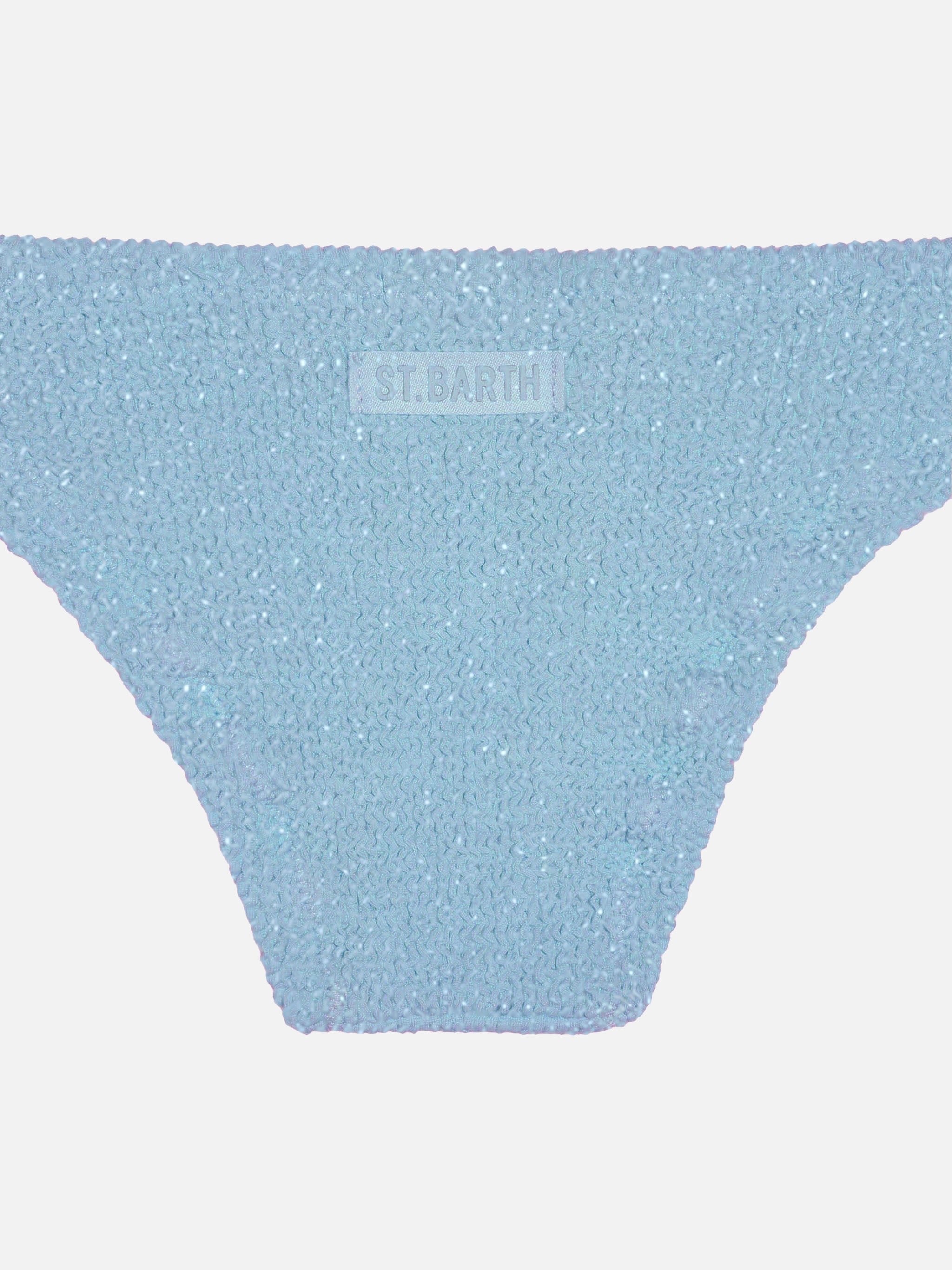 Mica Avio Blue Crinkle Swim Briefs Sky Bottom