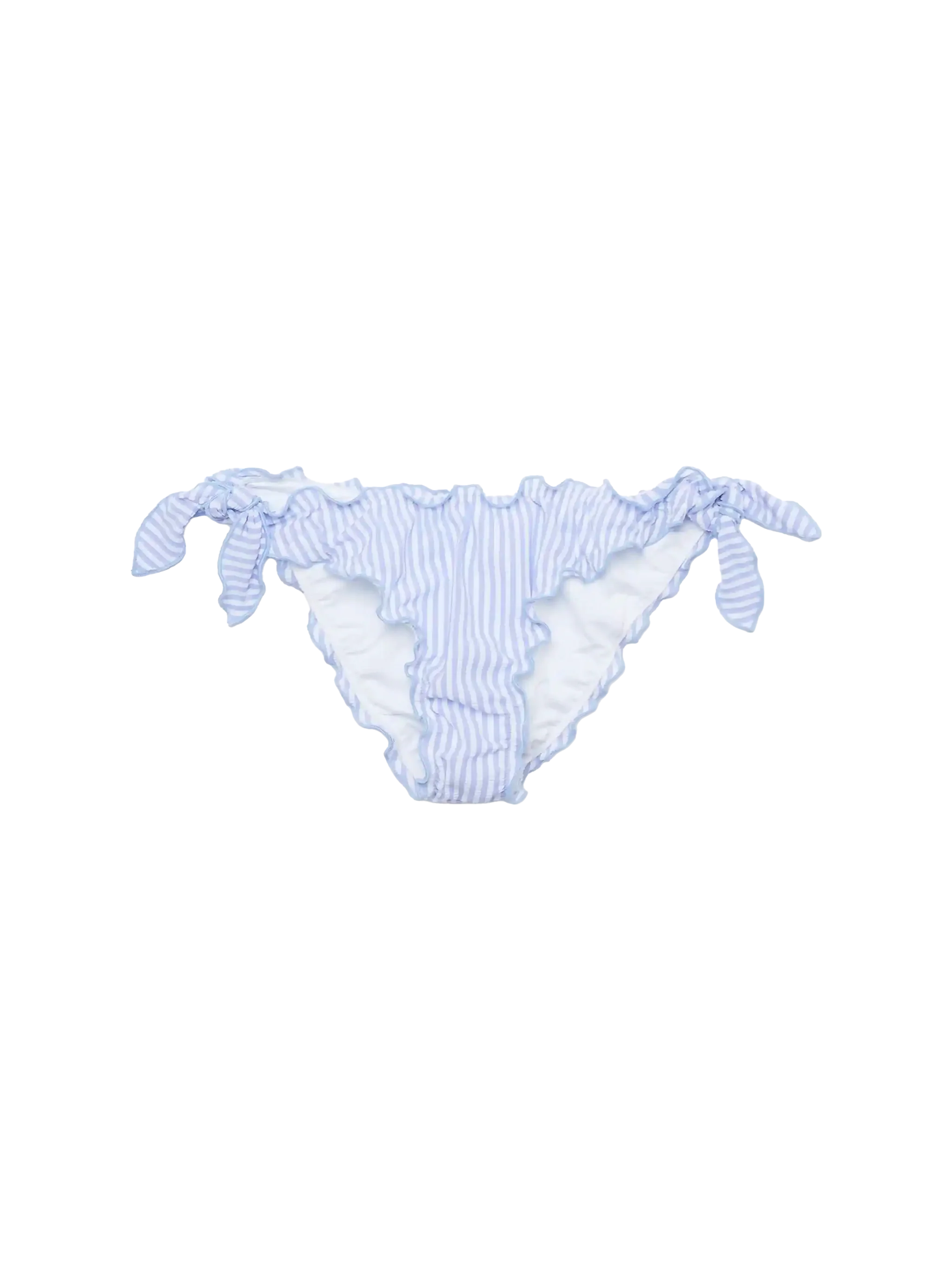 Moon Seersucker Classic Swim Briefs With Striped Print Sky Bottom