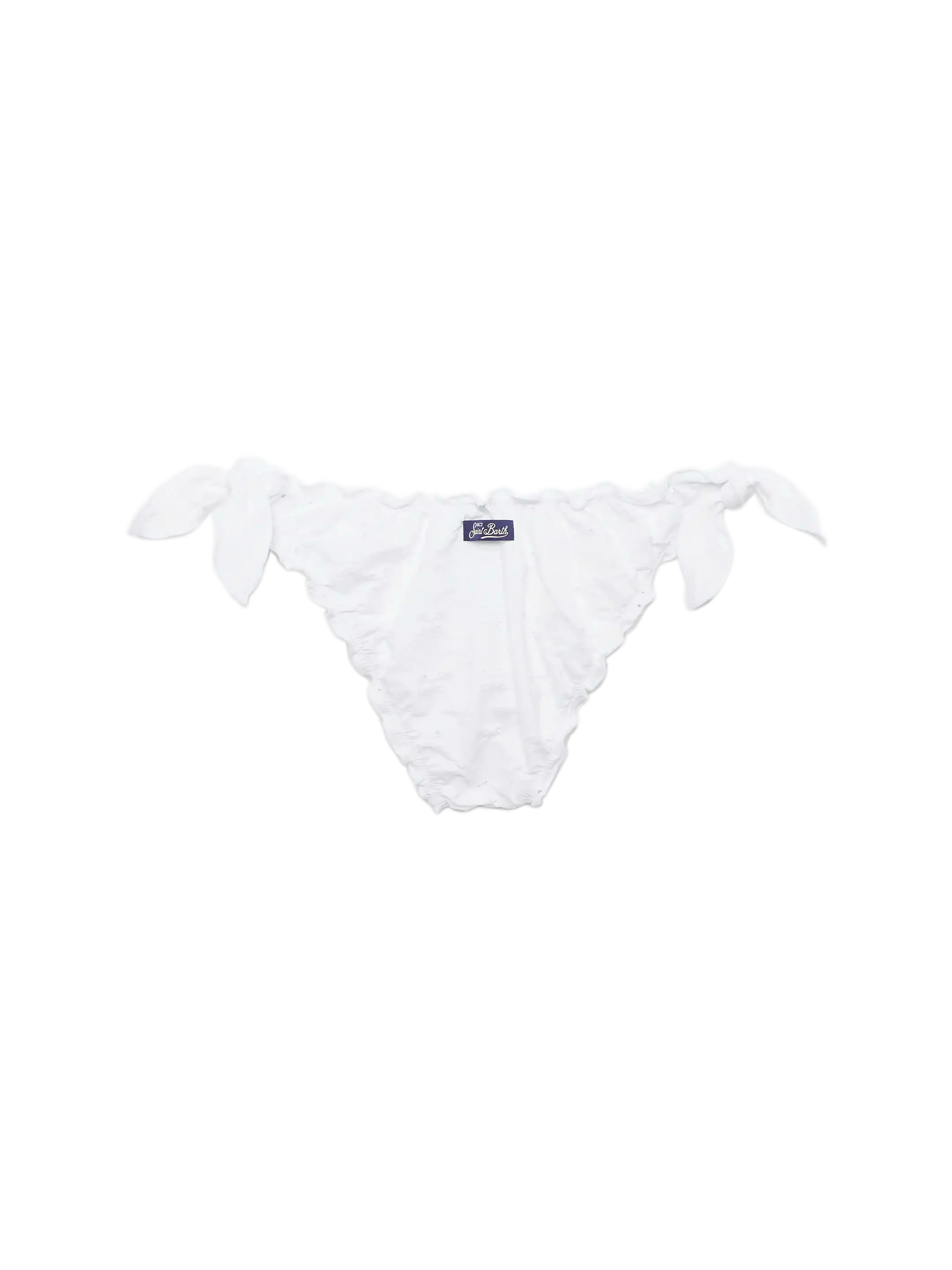 Moon White Sangallo Lace Classic Swim Briefs Bottom