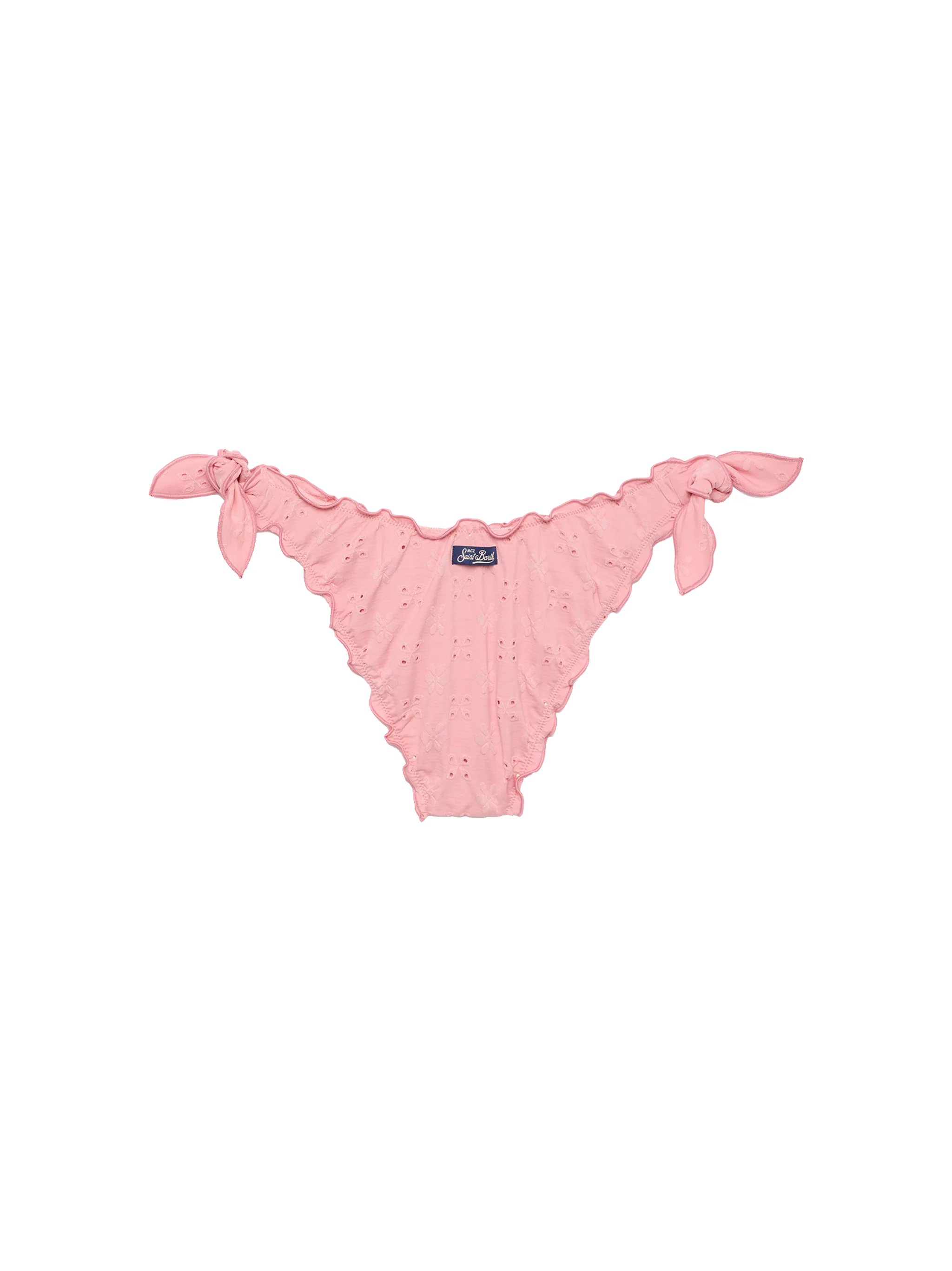 Moon Pink Sangallo Lace Classic Swim Briefs Bottom