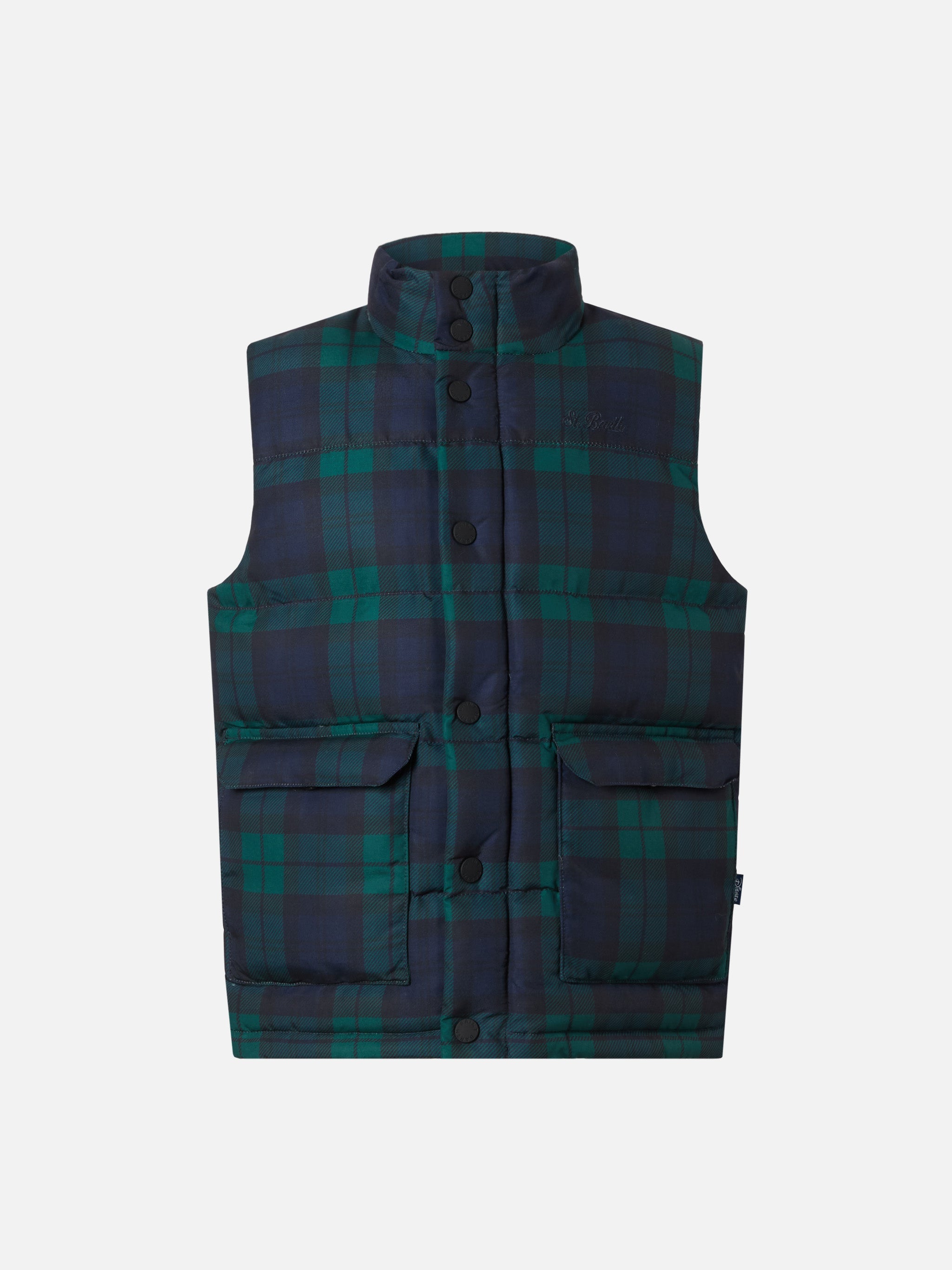 Morris Jr Waterproof Padded Gilet With Mickey Print | Disney Special Edition Blue Vest