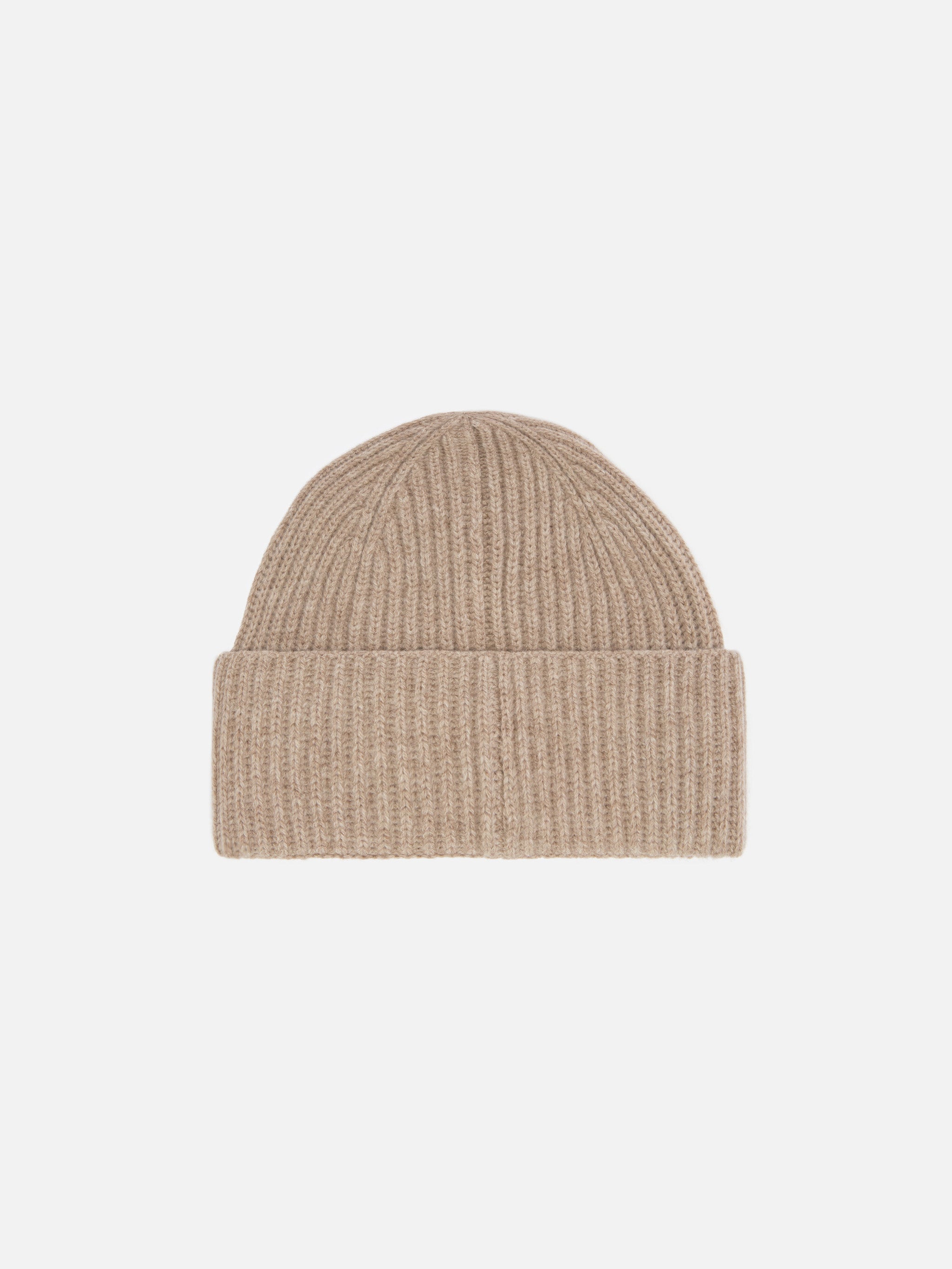 Moss Beanie Wool Khaki With St. Barth Embroidery Brown Hat