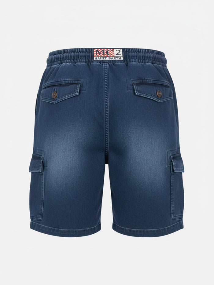 Marseille Jr Denim Bemuda Blue Short Pant