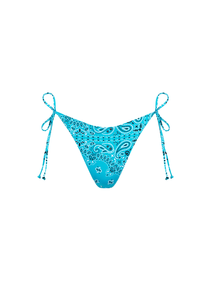 Light Blue Bandana Marielle Swim Briefs Bottom