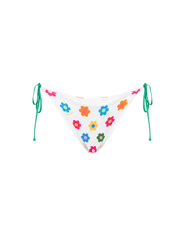 Marielle Swim Briefs With Daisy Pattern Bottom