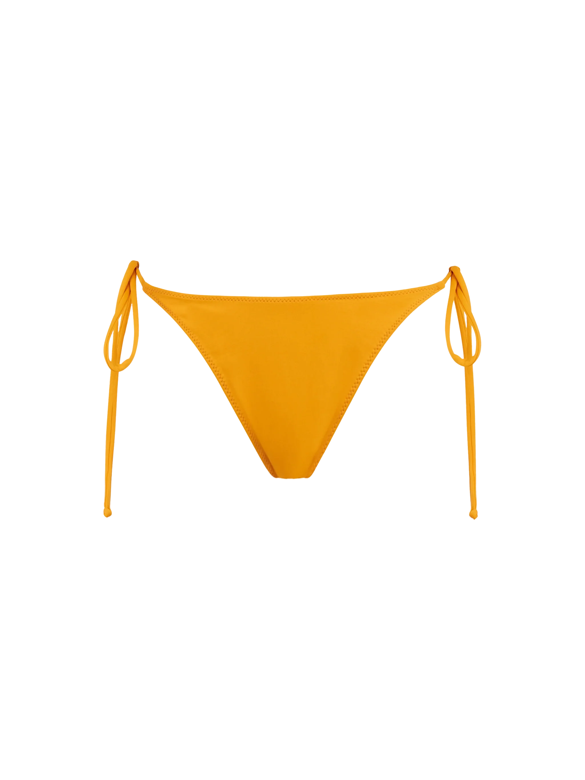 Ochre Marielle Solid Swim Briefs Yellow Bottom