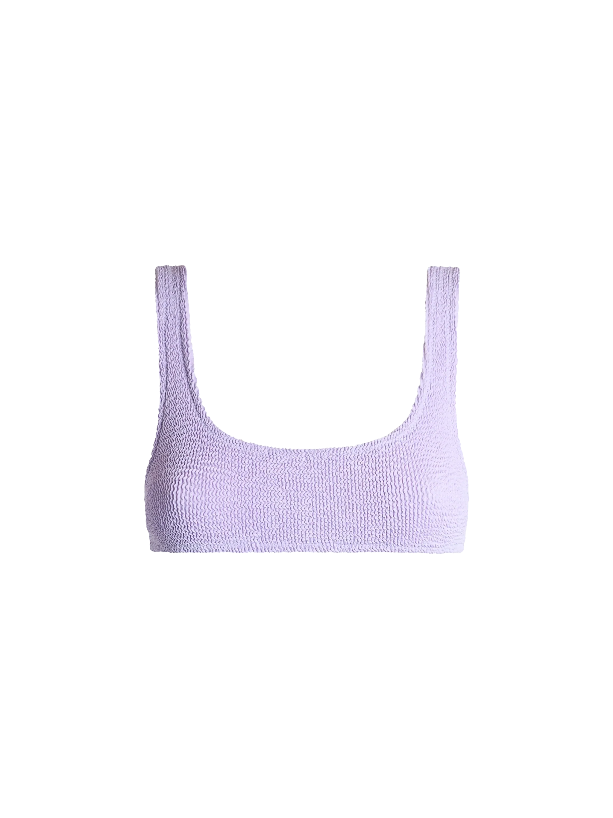 Naima Lilac Crinkle Bralette Bikini Top Pink