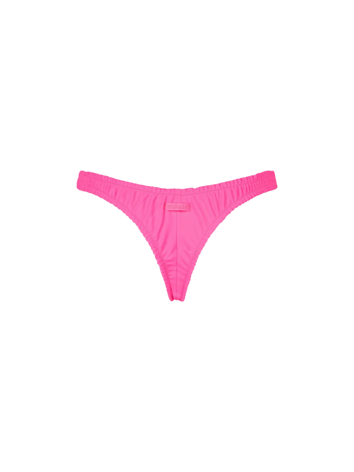 Fluo Pink Nalu Cheekiest Solid Swim Briefs Bottom