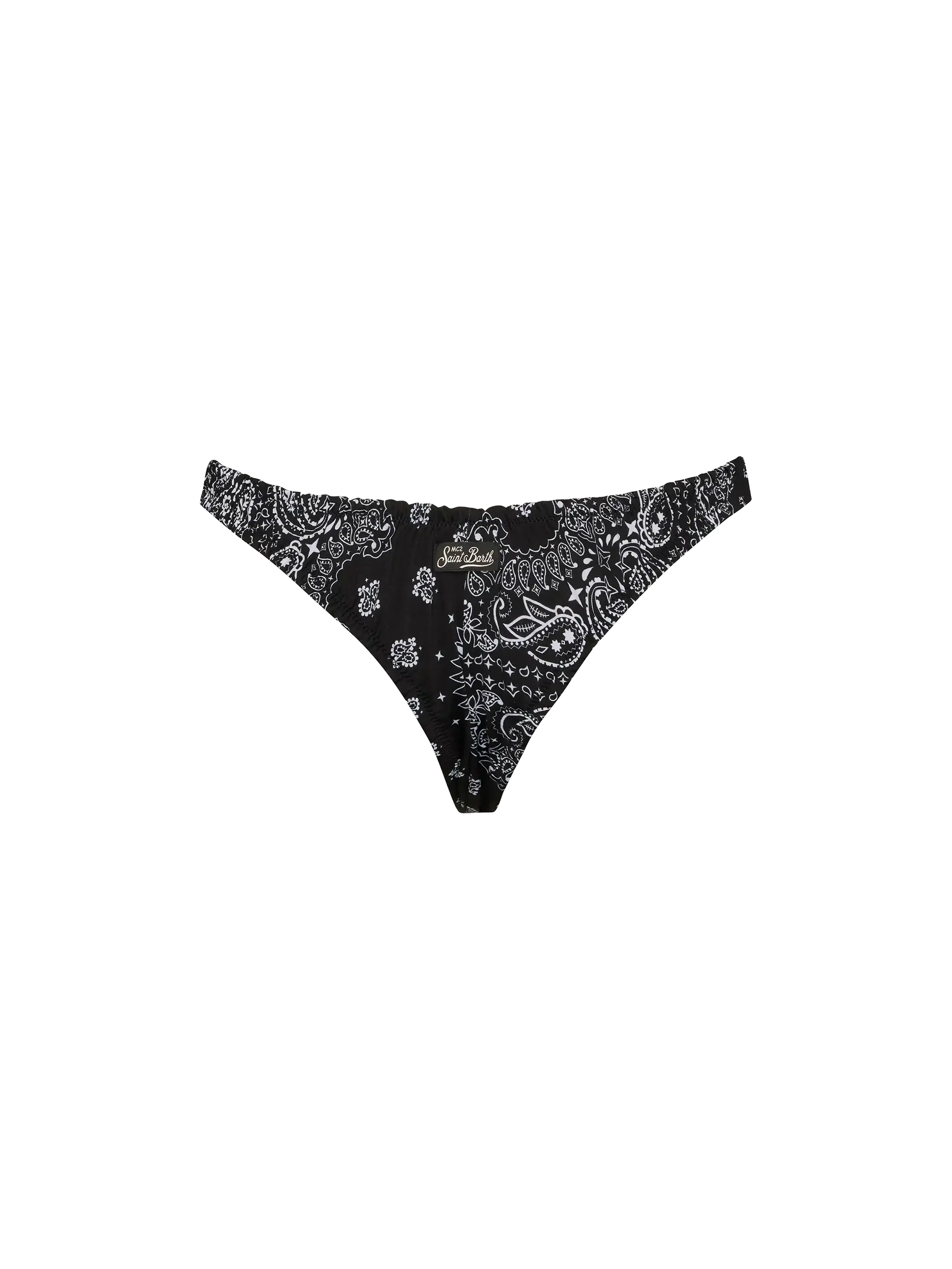 Nalu Cheekiest Swim Briefs With Bandana Print Black Bottom