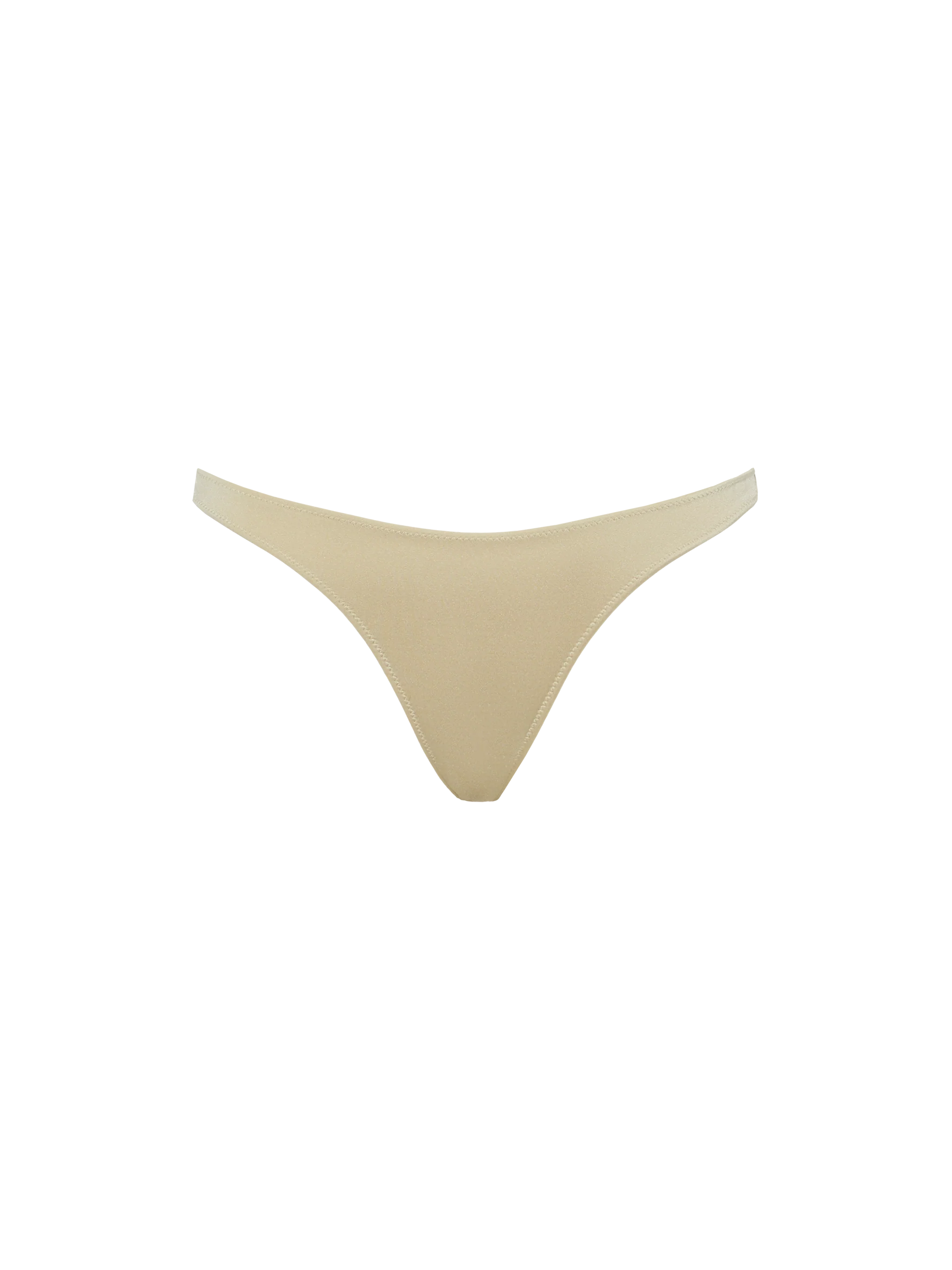 Naomi Shimmer Gold Cheeky Swim Briefs Yellow Bottom