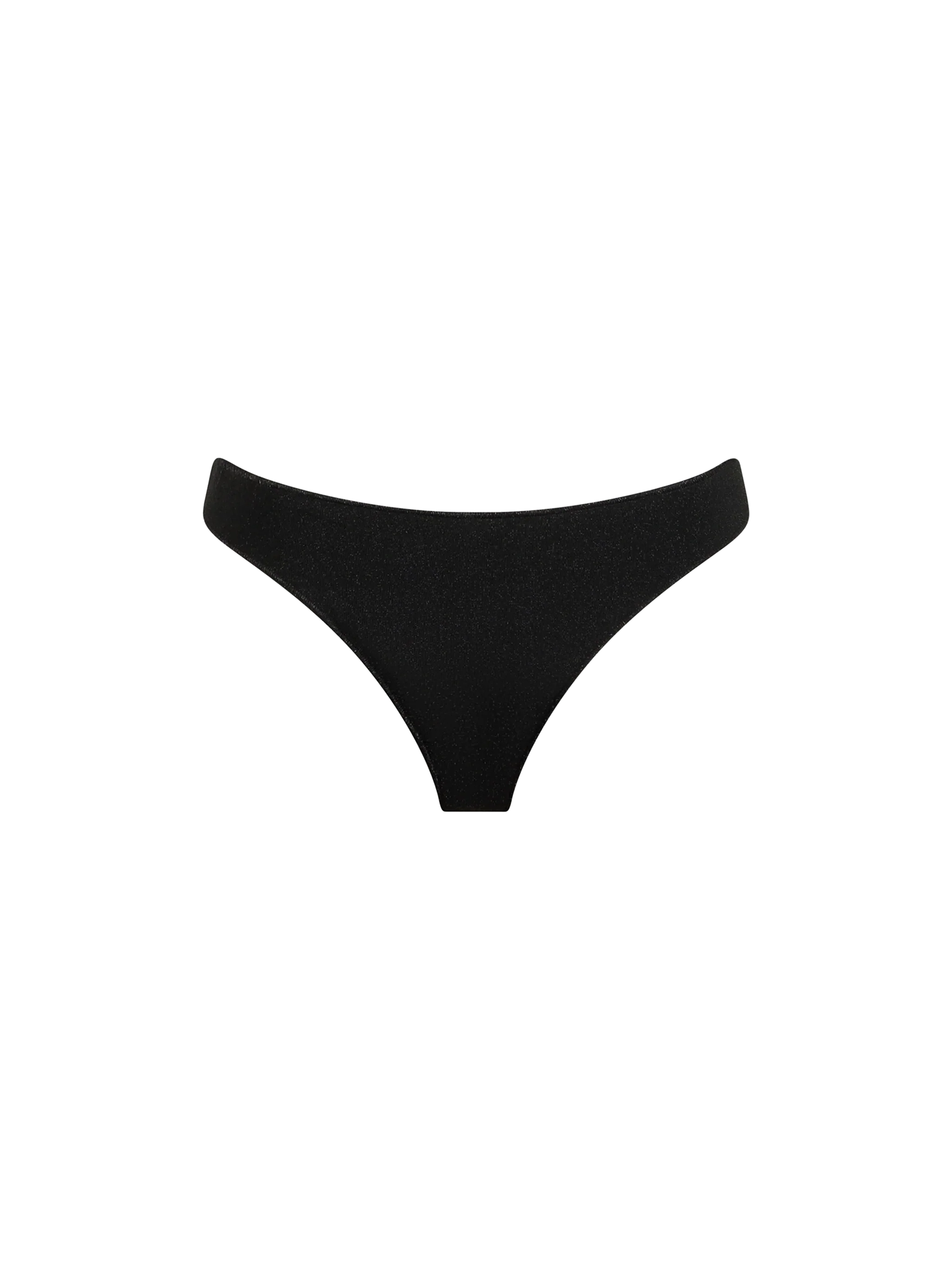 Naomi Black Lurex Cheeky Swim Briefs Bottom