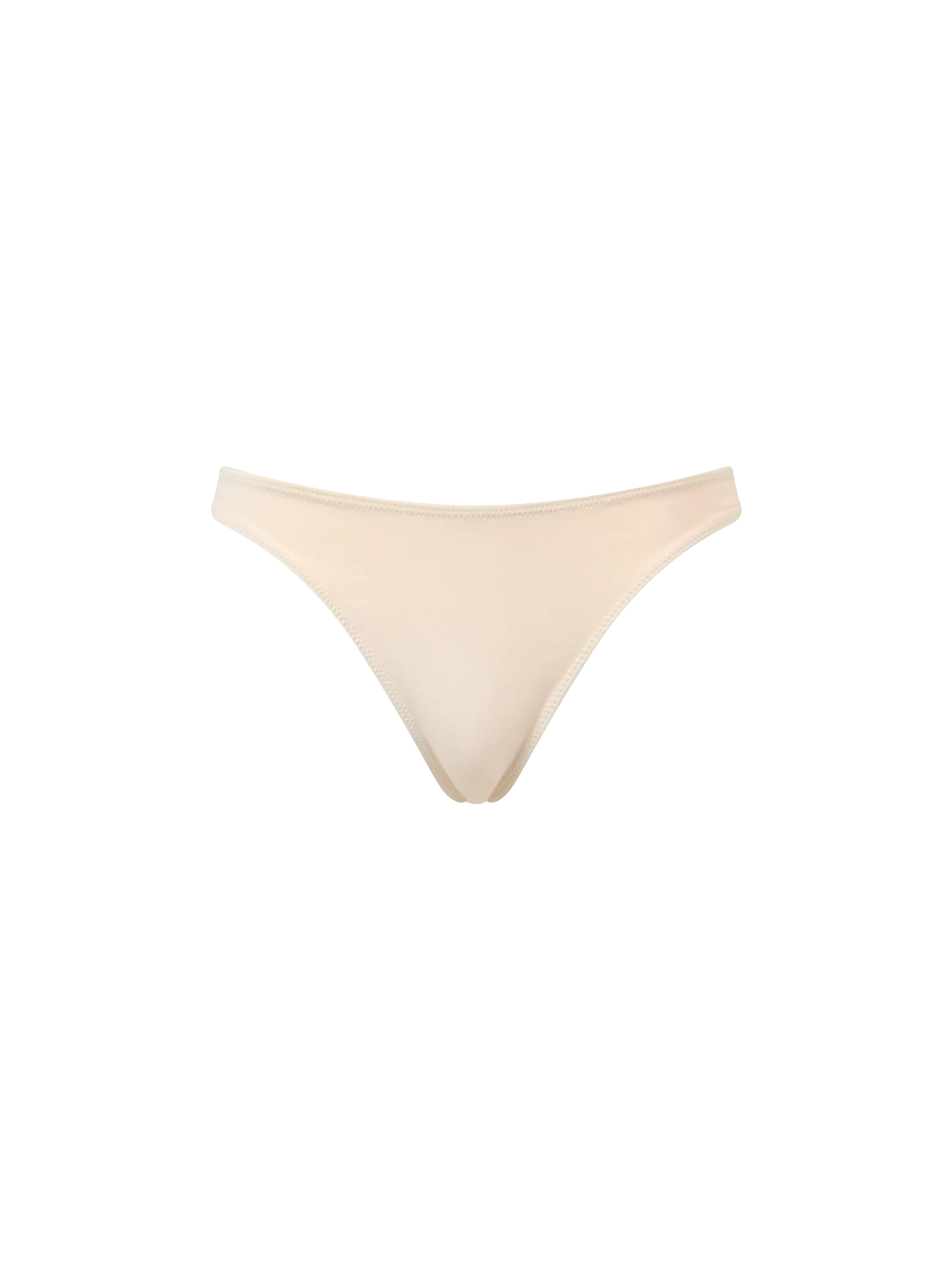 Animalier Rhinestone Naomi Cheeky Swim Briefs White Bottom