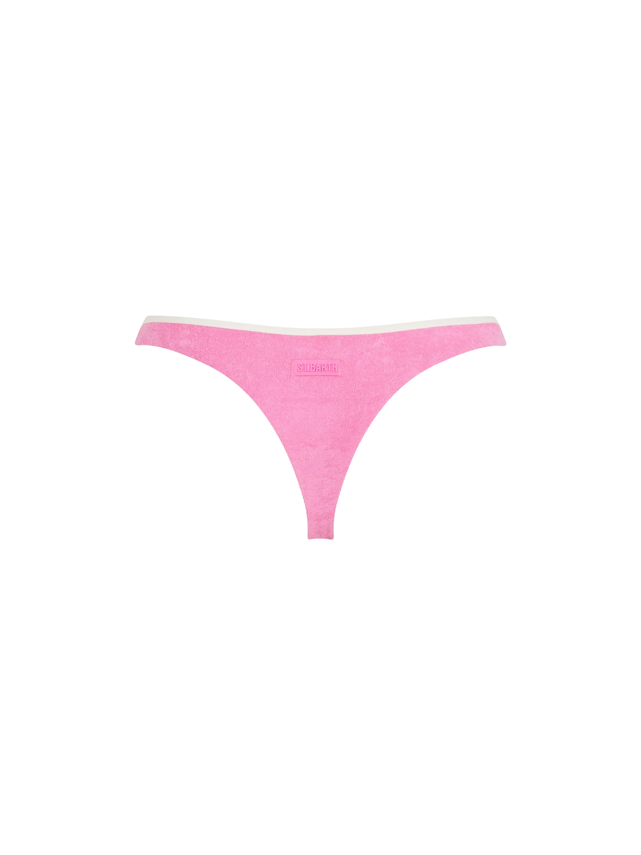 Terry Naomi Swim Briefs With Piping Pink Bottom