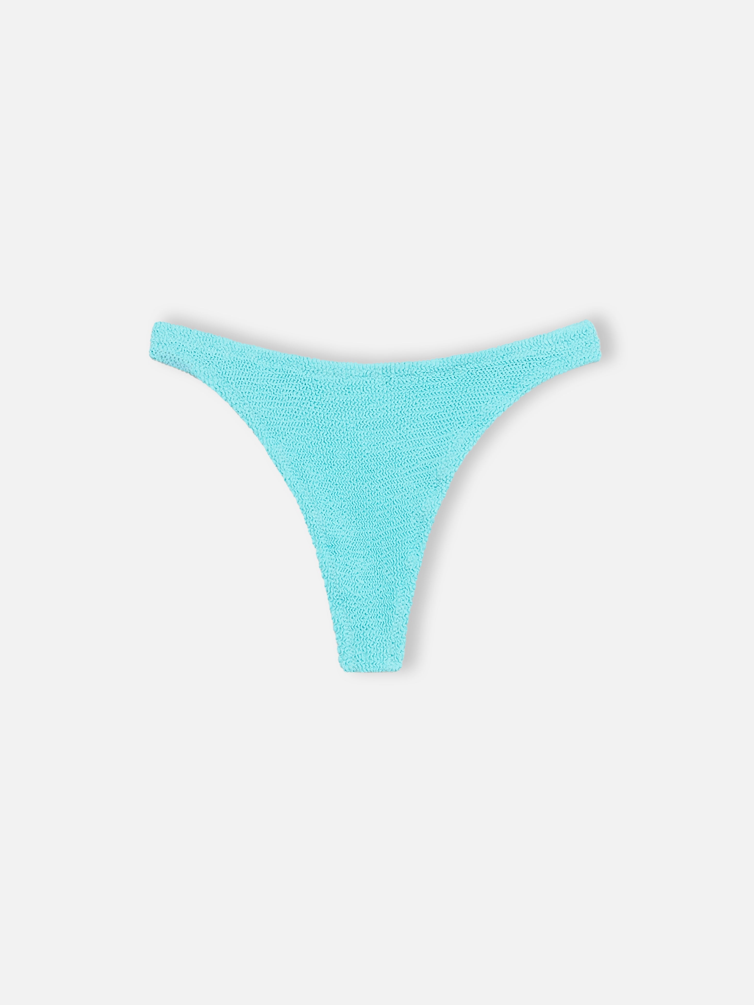 Naomi Water Green Crinkle Cheeky Swim Briefs Bottom