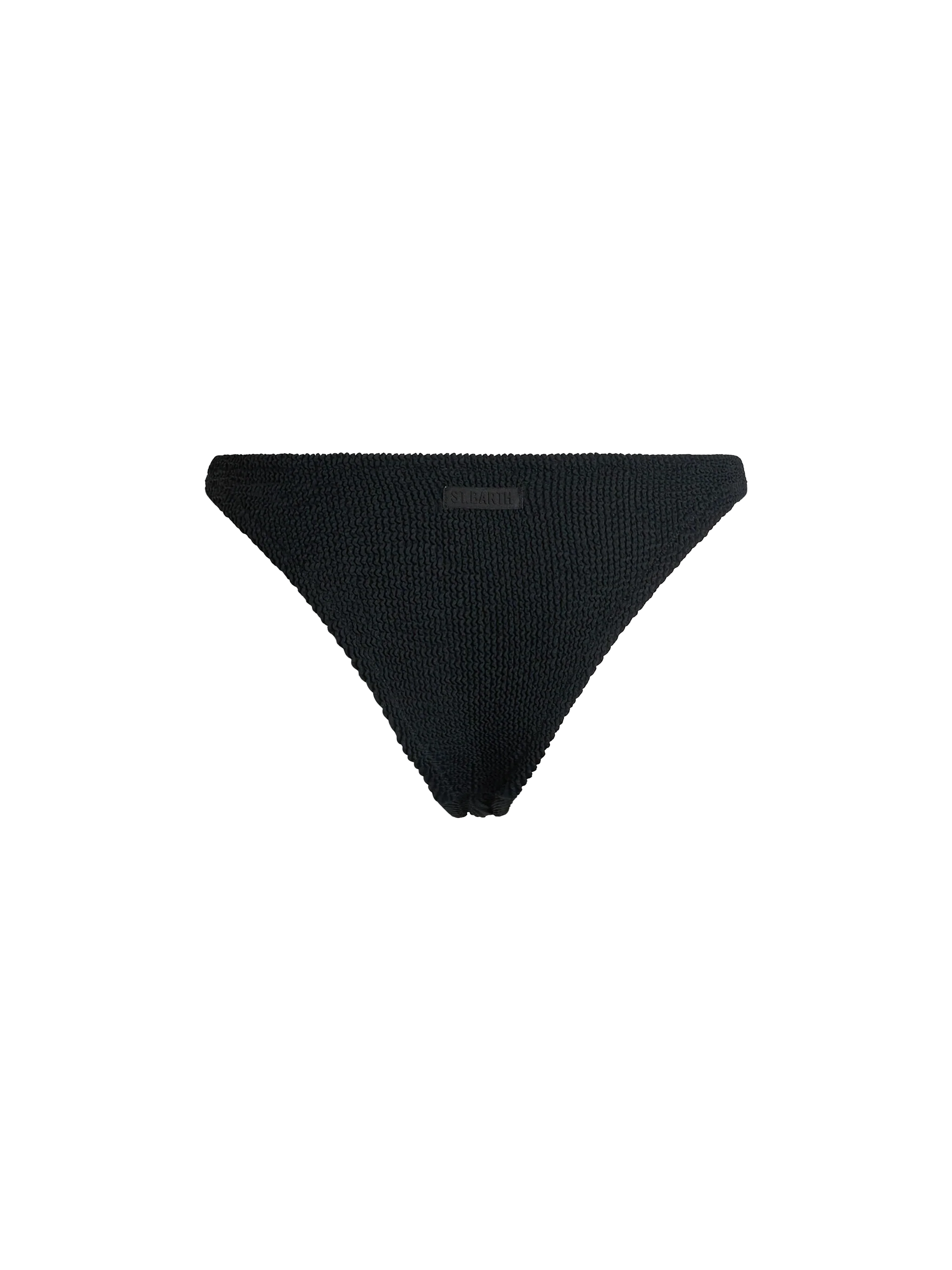 Naomi Black Crinkle Cheeky Swim Briefs Bottom