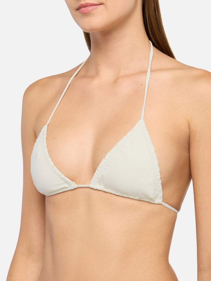 Nilly Cream Classic Triangle Top White