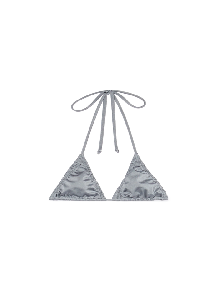 Nilly Shimmer Grey Classic Triangle Top