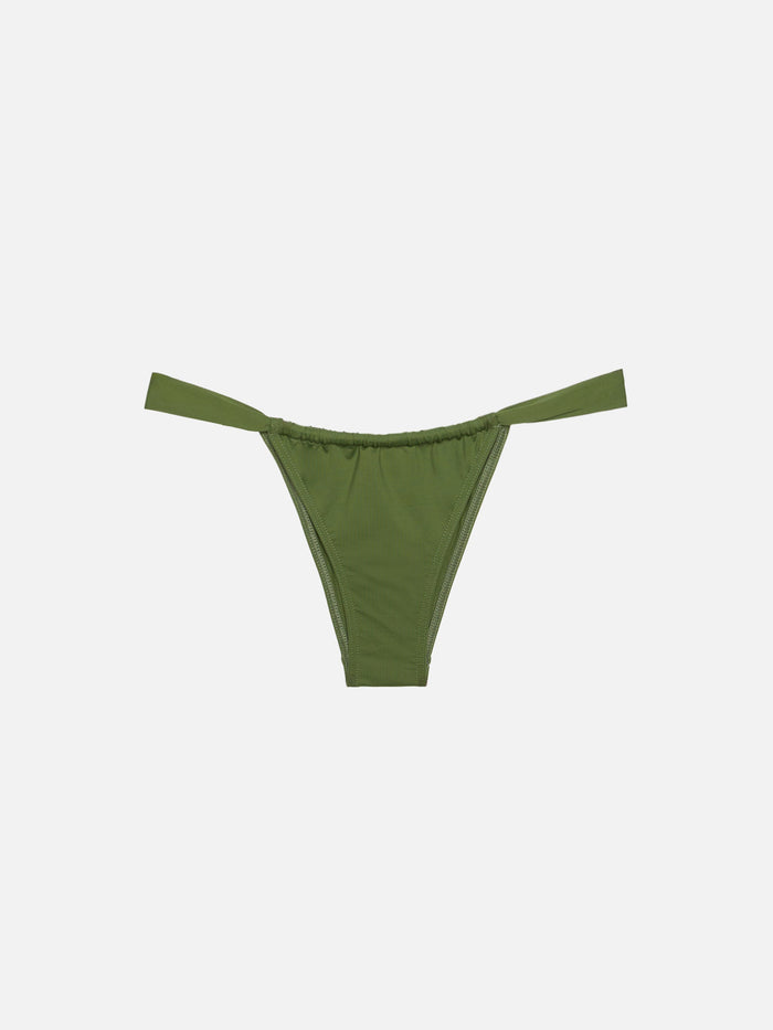 Noelle Military Green Cheekiest Swim Briefs Bottom