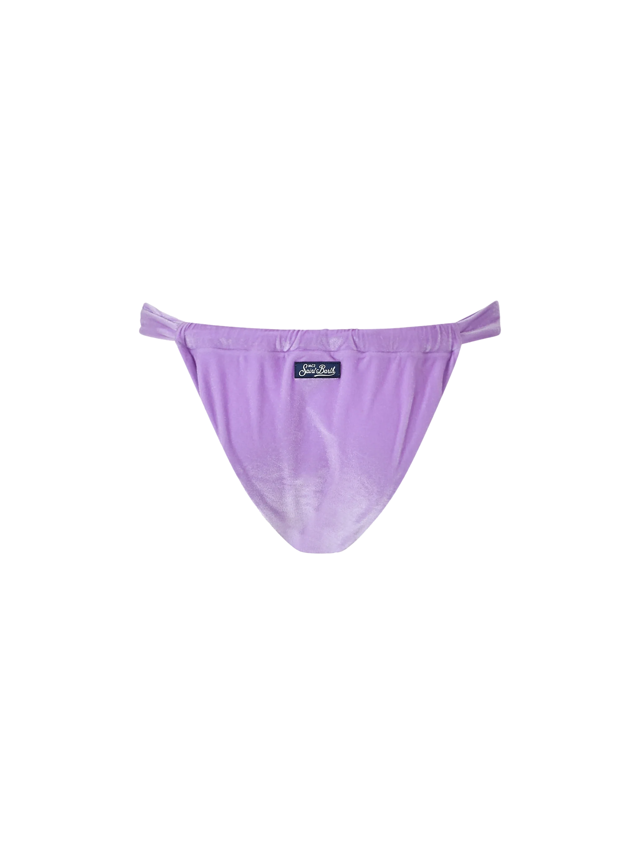 Noelle Lurex Cheeky Bikini Briefs Pink Bottom