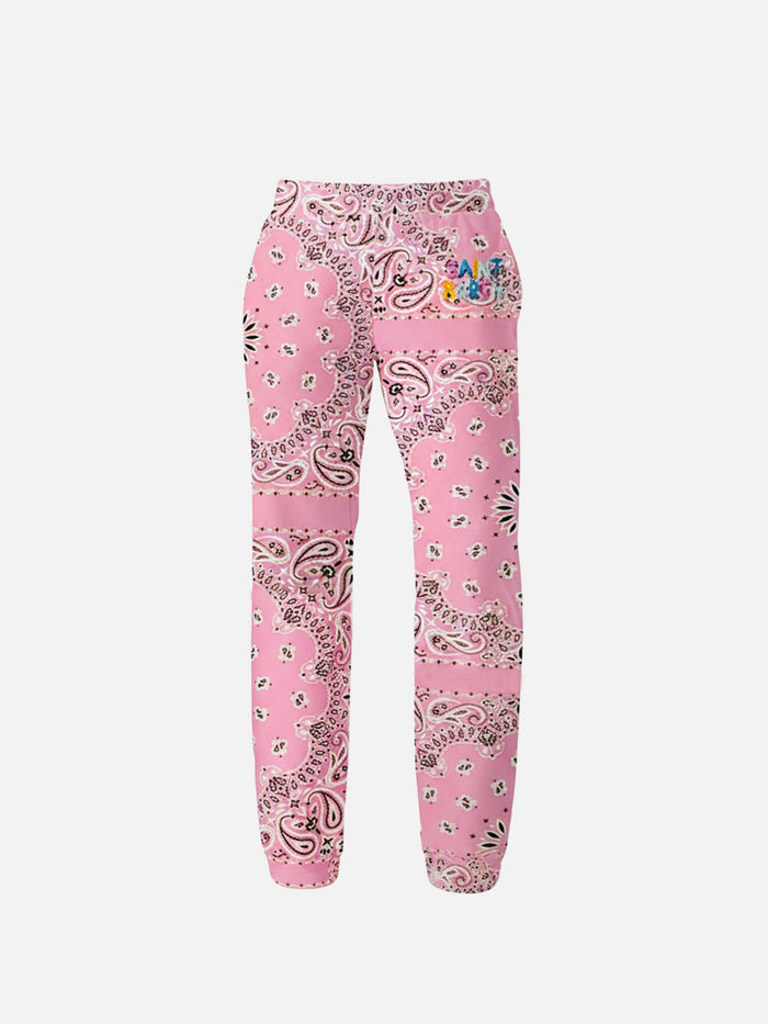 Cotton Joggers Odalys Jr With Bandana Print Pant